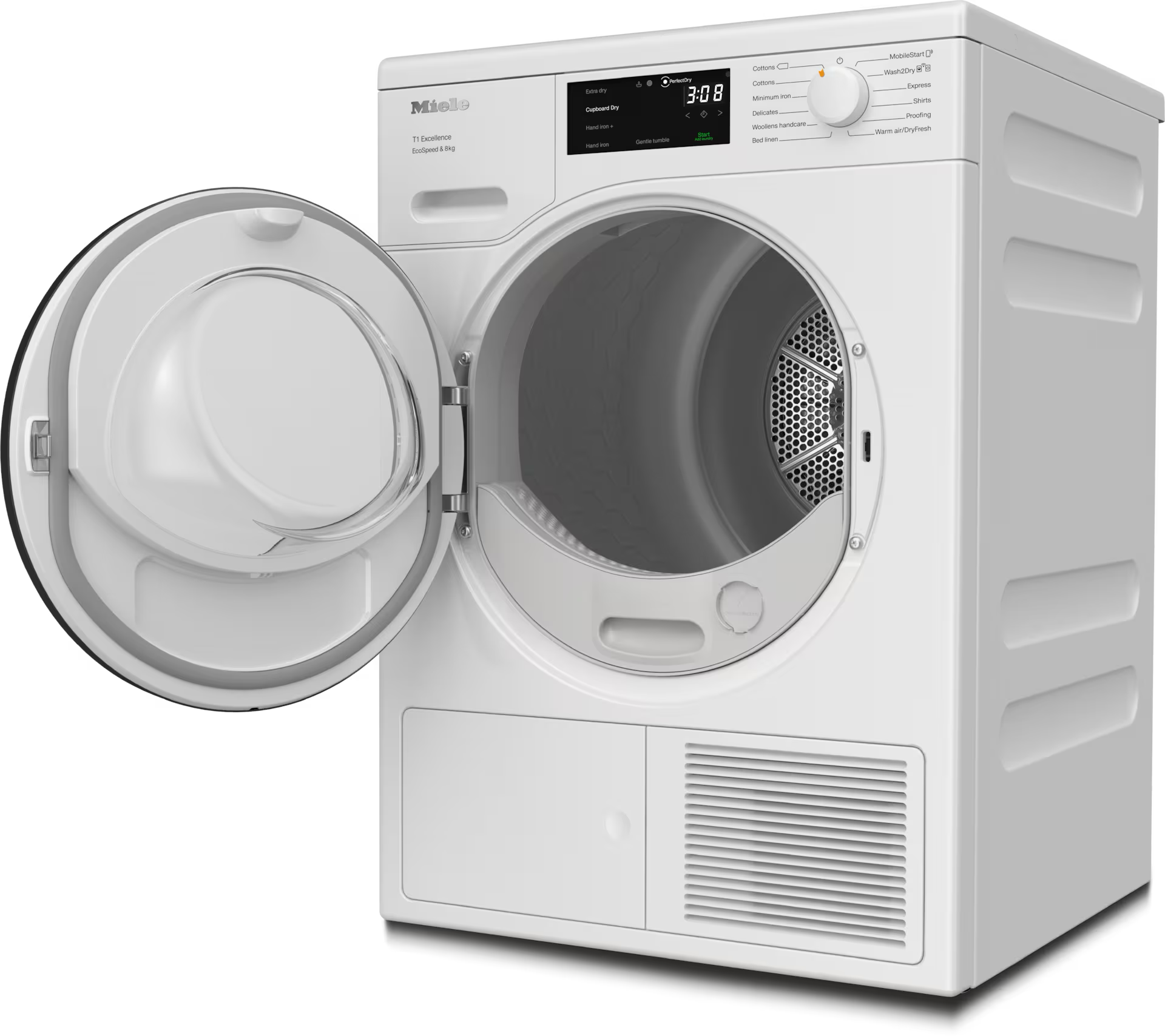 Miele TEC645 WP 8kg Tumble Dryer - White