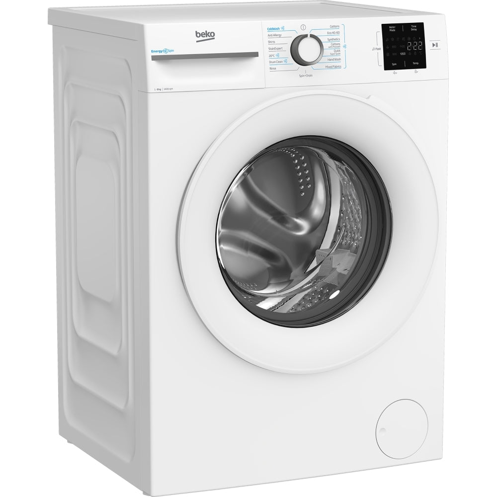 Beko BMN3WT3841W 8kg 1400 Spin Washing Machine - White