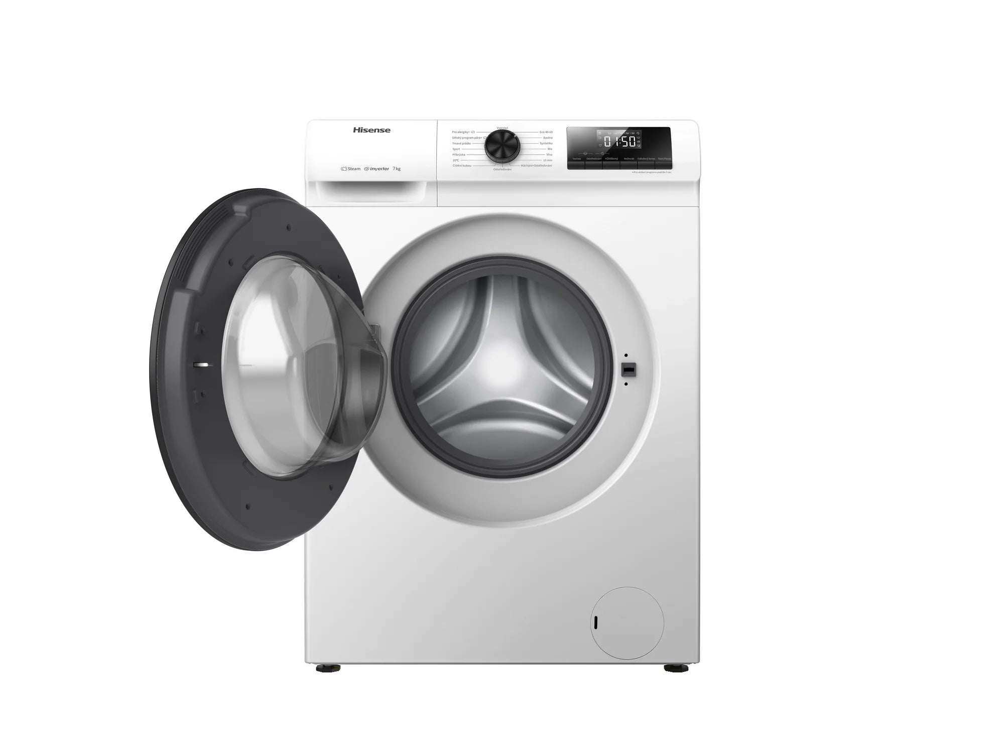 Hisense WFQP7012EVM 7kg 1200 Spin Washing Machine - White
