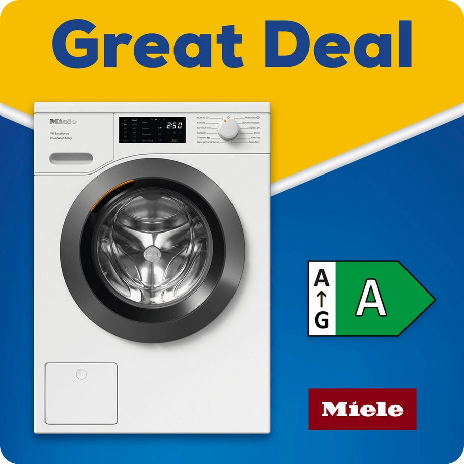 Miele WEB365 WCS 8kg 1400 Spin Washing Machine - Lotus White