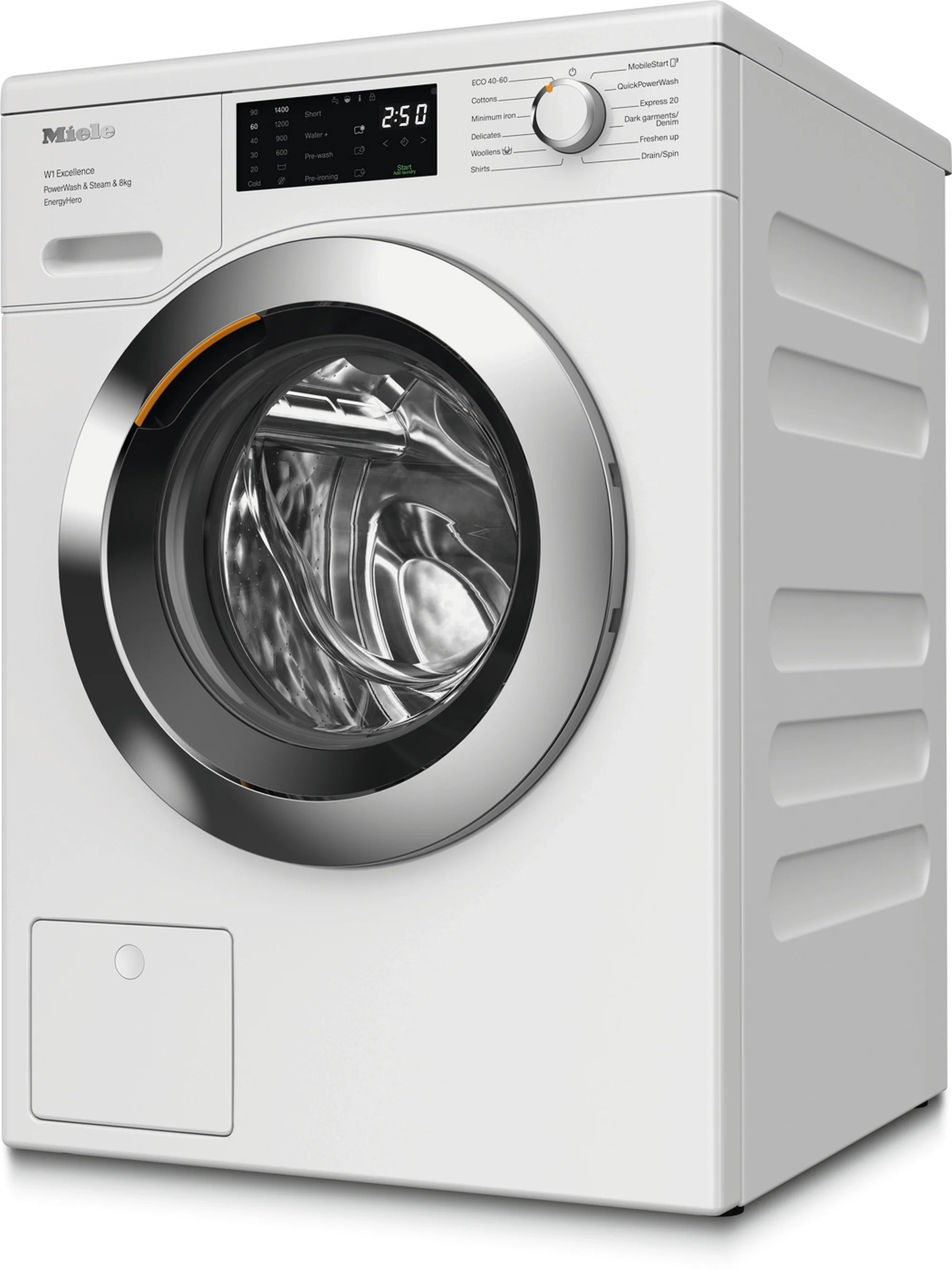 Miele WEE385 WCS 8kg 1400 Spin Washing Machine - Lotus White