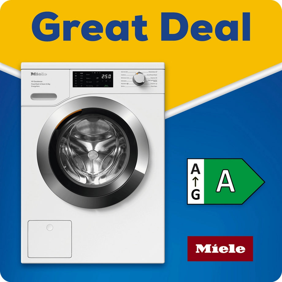 Miele WEE385 WCS 8kg 1400 Spin Washing Machine - Lotus White