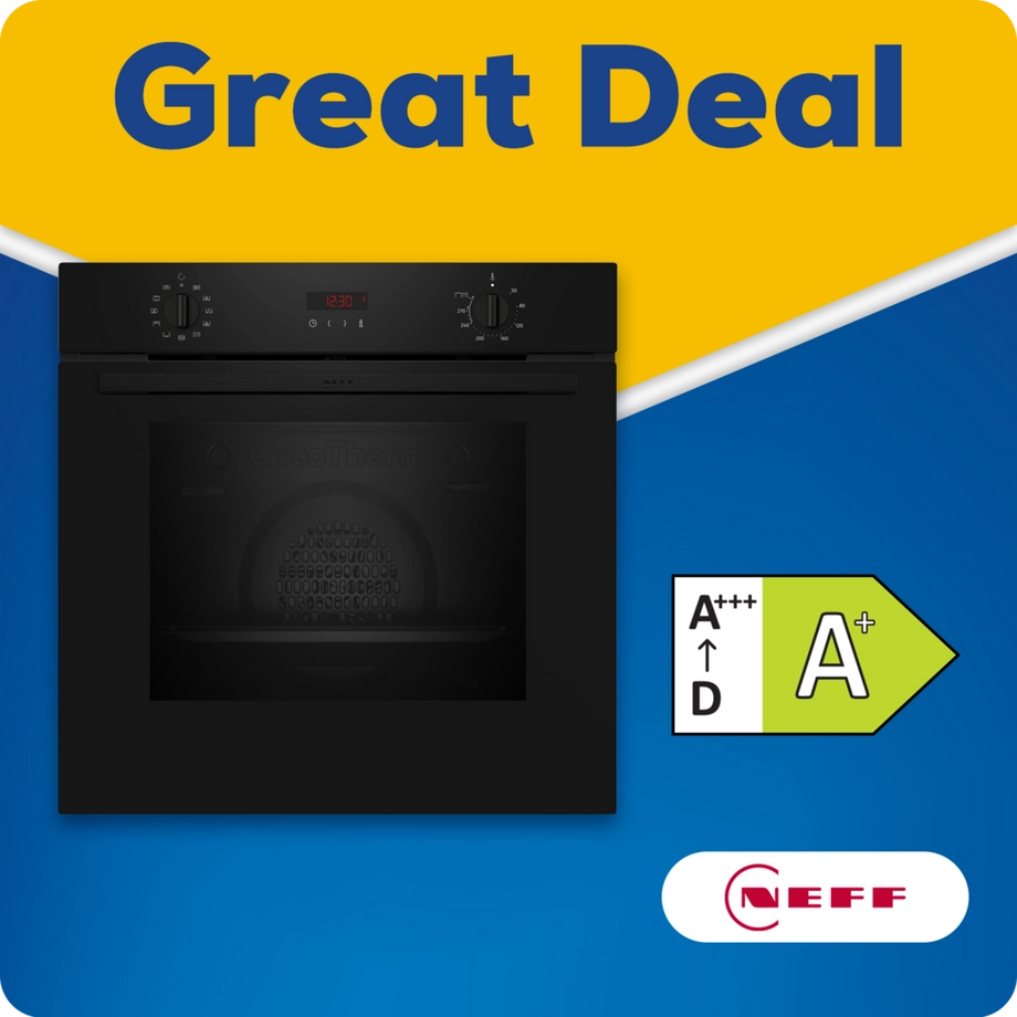 Neff B2DCG7AK3B 59.4cm Built In Electric Single Oven - Black