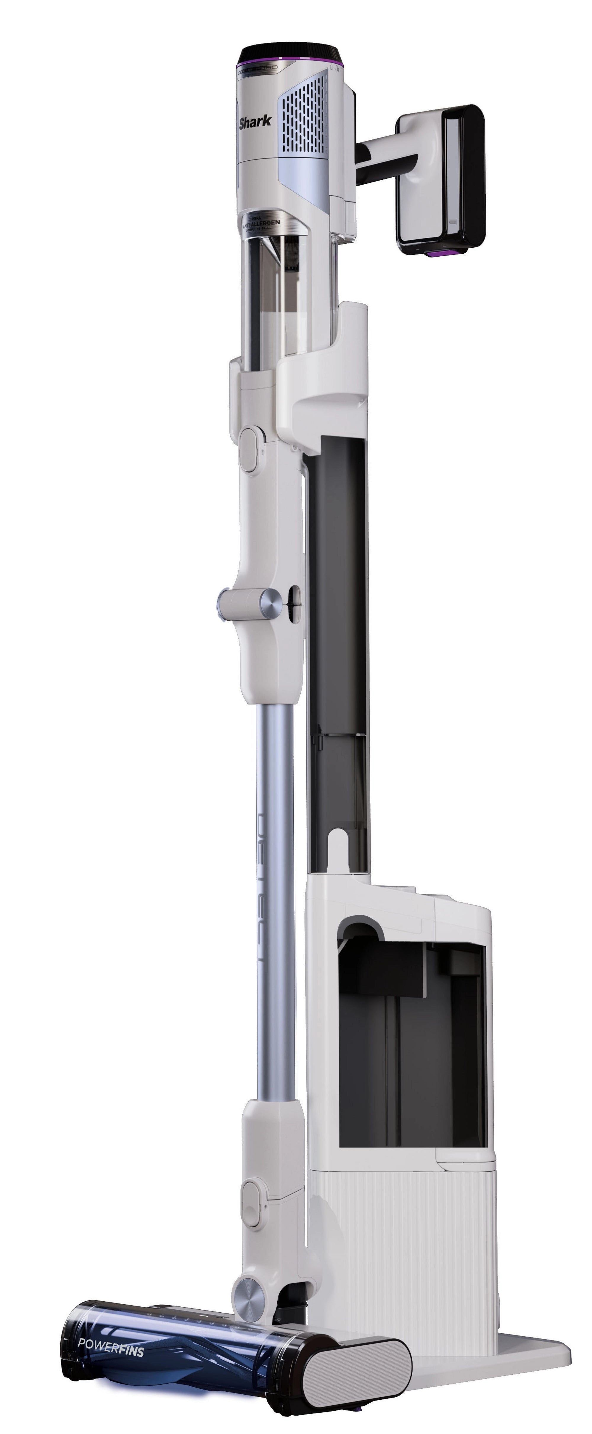 Shark IW4621UKT Detect Clean & Empty Cordless Pet Vacuum Cleaner - 60 Minutes Run Time - White