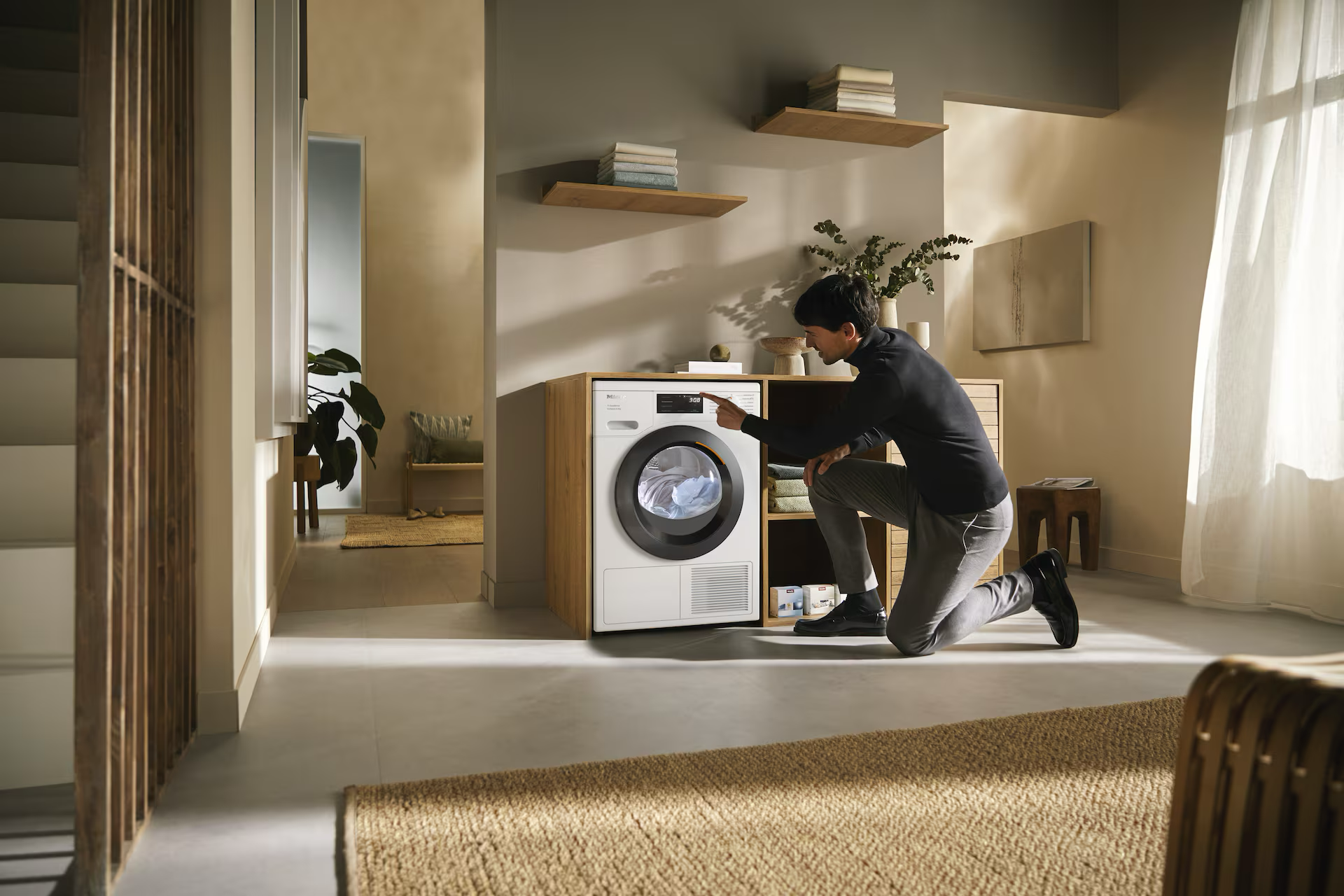 Miele TEC645 WP 8kg Heat Pump Tumble Dryer - White