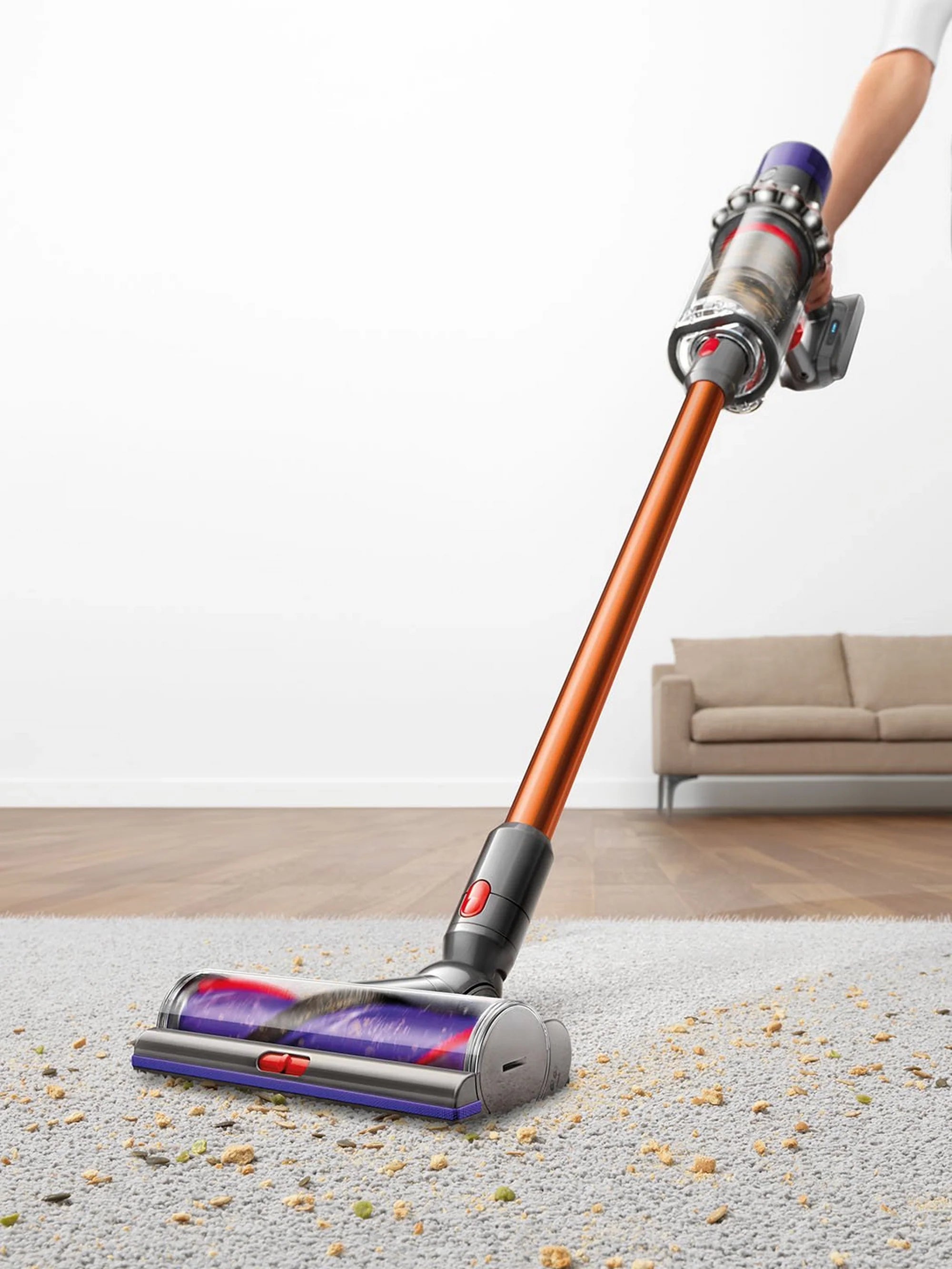 Dyson V10ABSOLUTENEW Cordless Stick Vacuum Cleaner - 60 Minutes Run Time - Copper