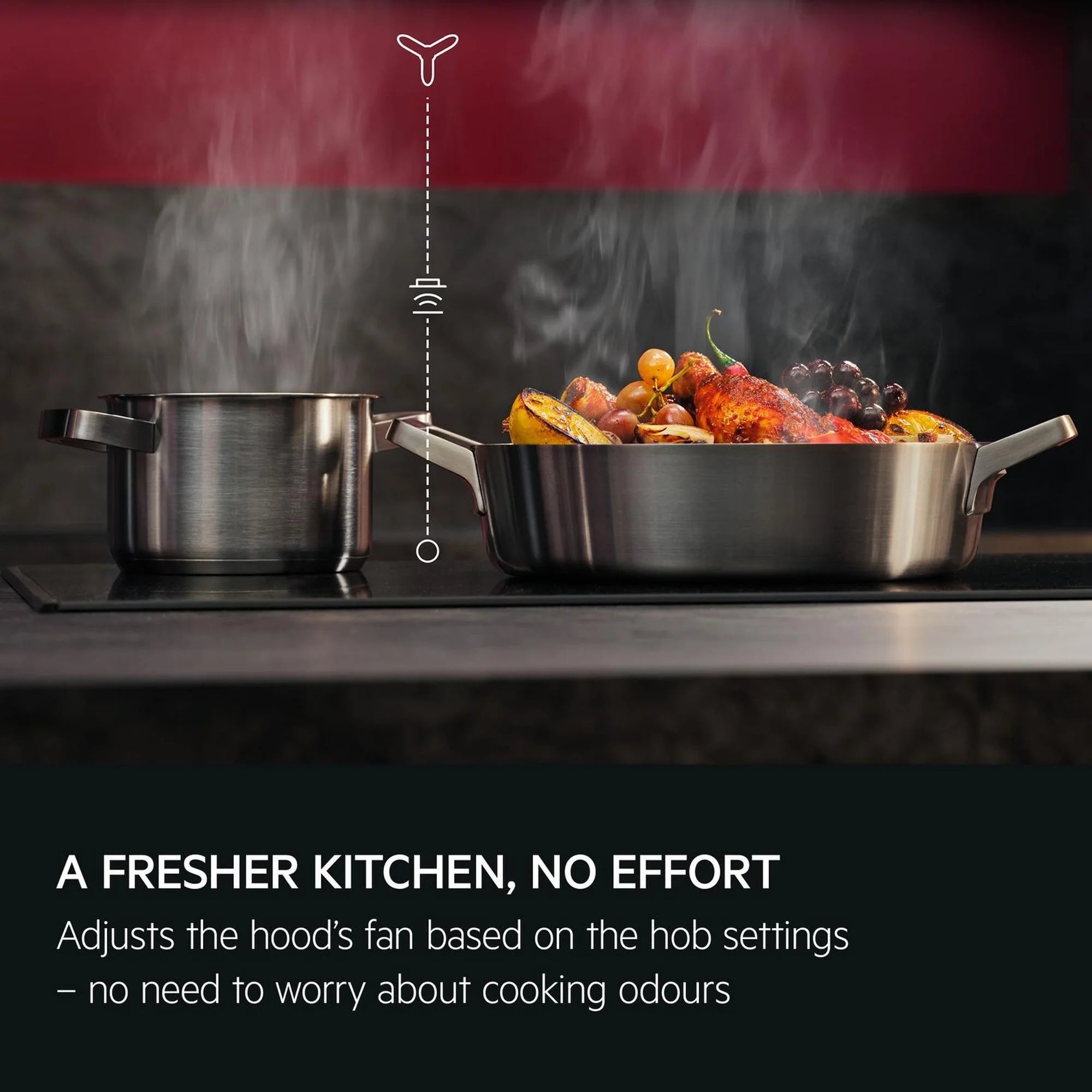 AEG TN64IA00XB 57.6cm Zone Induction Hob - Black