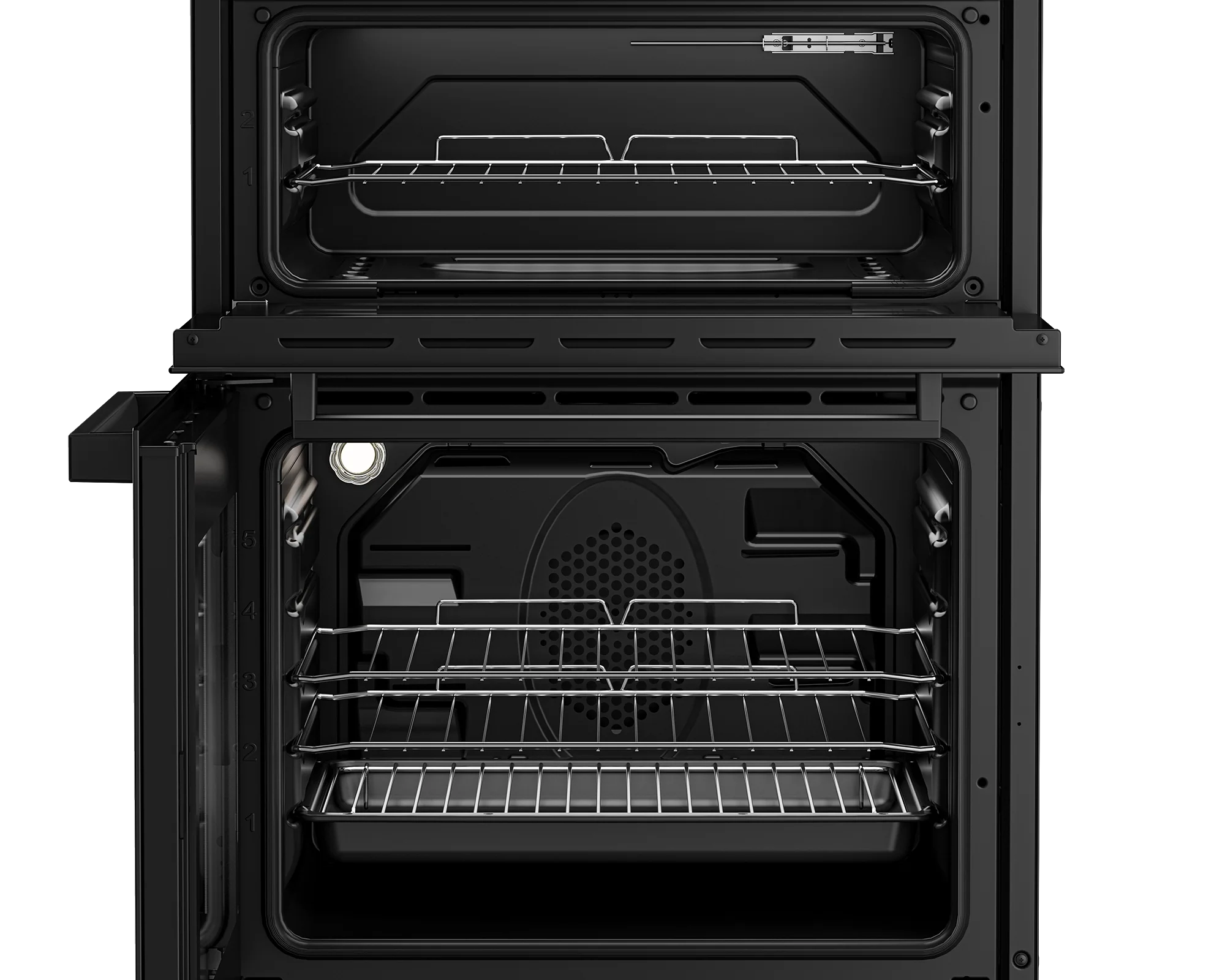 Beko EDC634W 60cm Double Oven Electric Cooker with Ceramic Hob - White