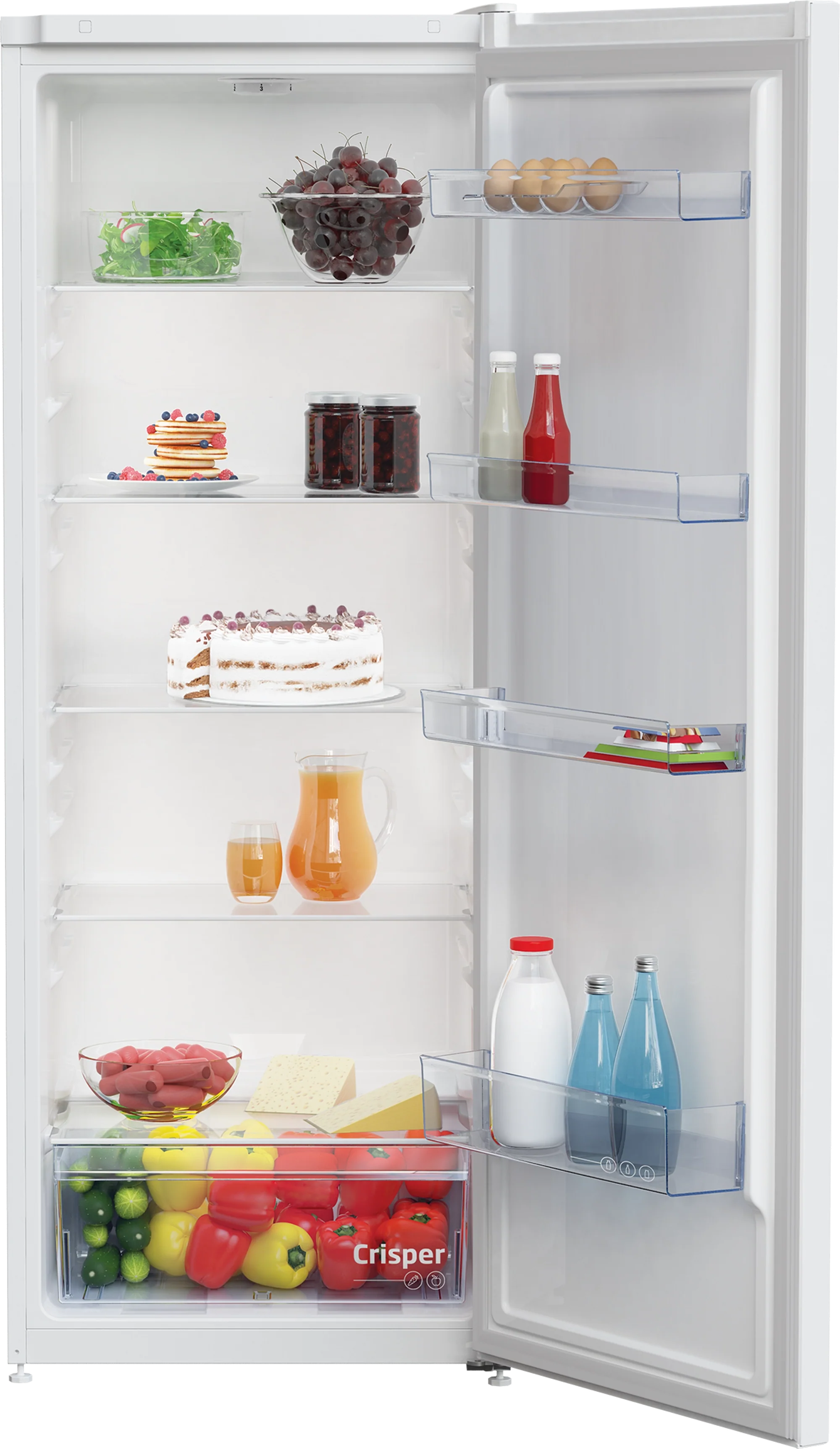 Beko LSG4545W 54cm Tall Larder Fridge - White