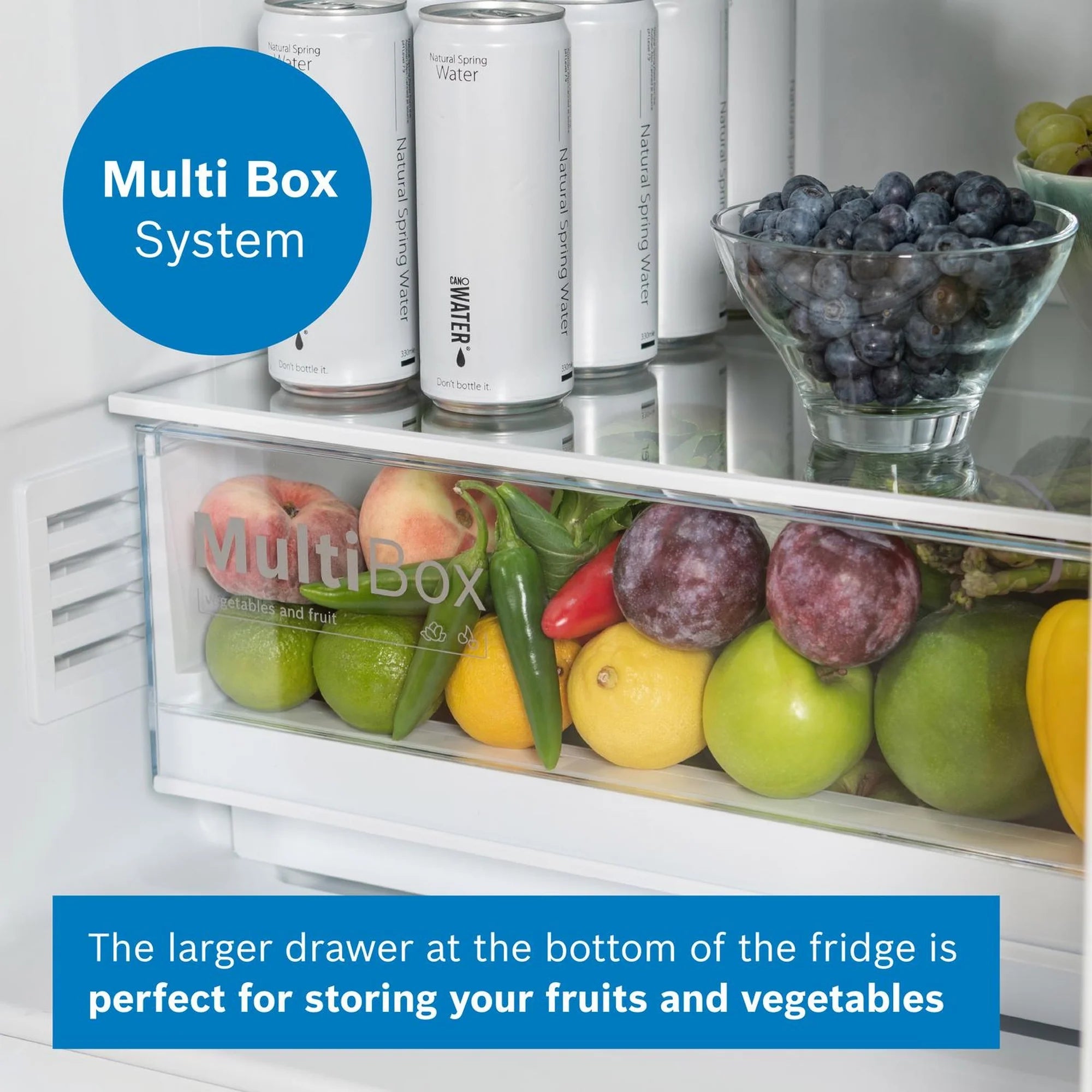 Bosch KGN34NWEAG 60cm 50/50 Frost Free Fridge Freezer - White