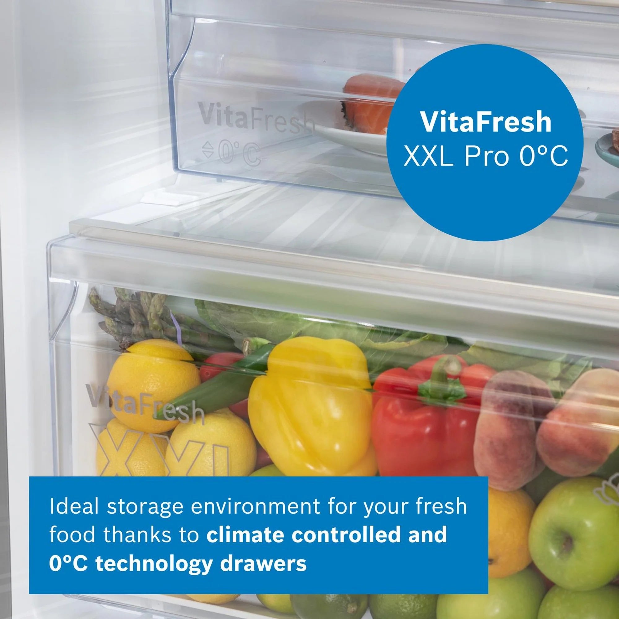 Bosch KGN392LAFG 60cm 70/30 No Frost Fridge Freezer - Stainless Steel