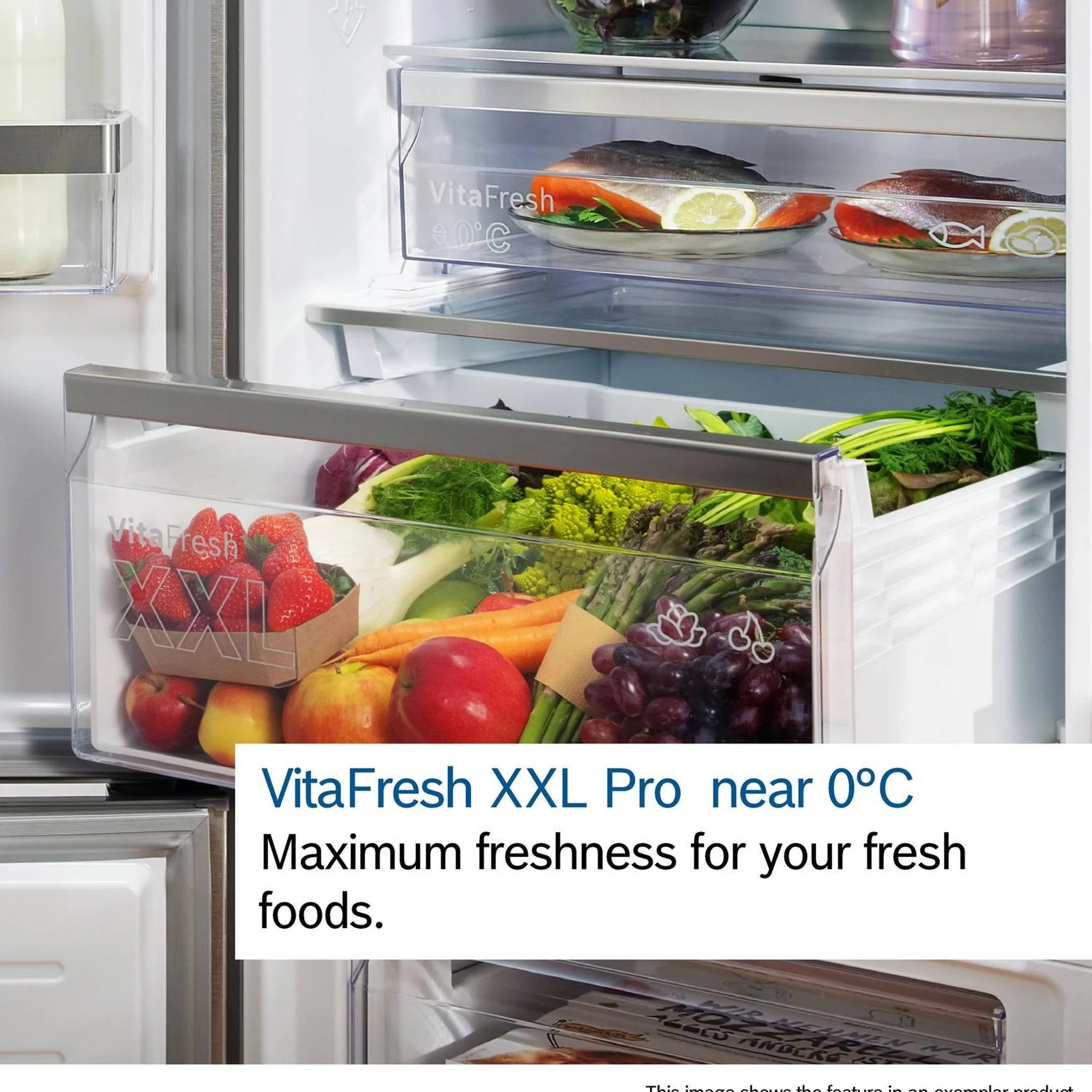 Bosch KGN392LAGG 60cm 60/40 Total No Frost Fridge Freezer - Stainless Steel Look