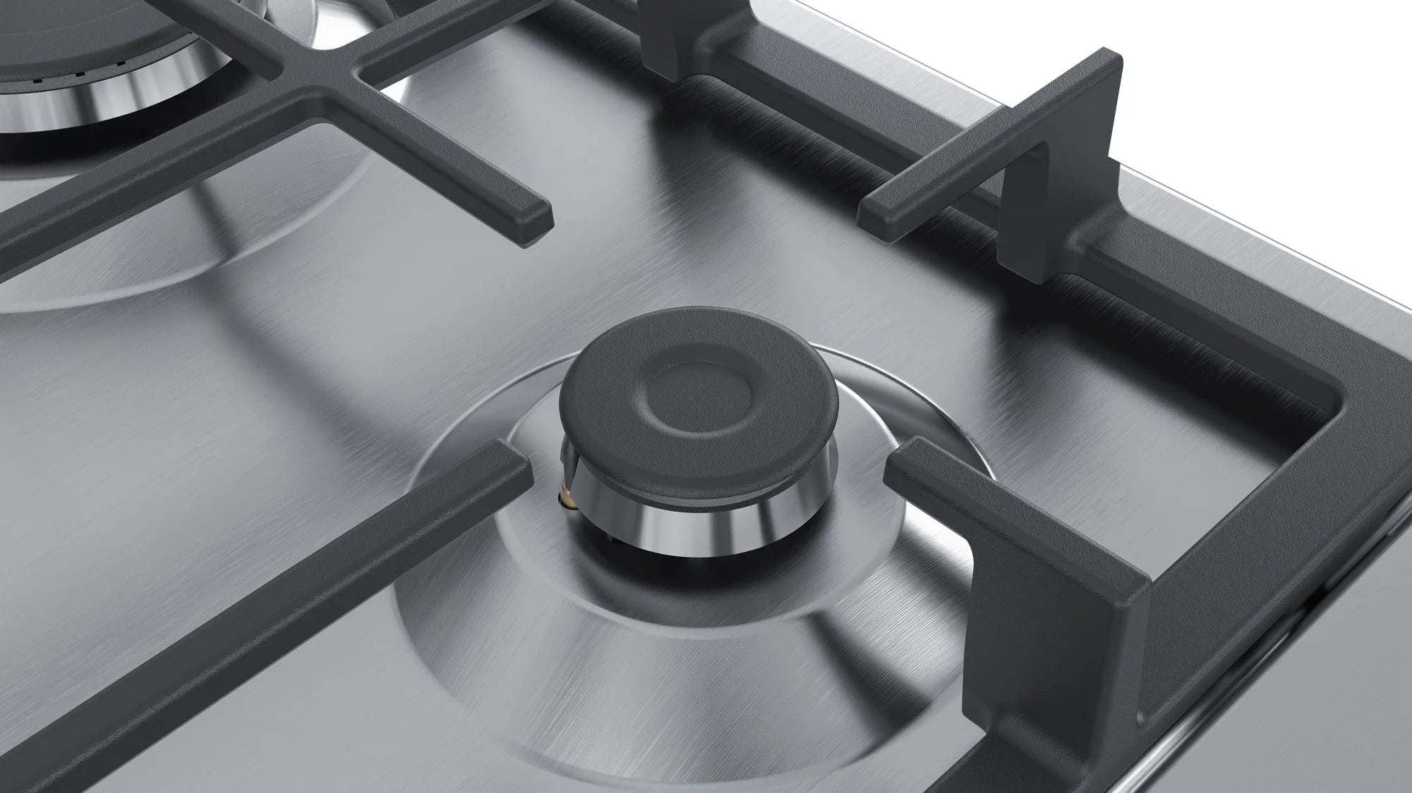 Bosch PGP6B5B90 58.2cm Gas Hob - Stainless Steel