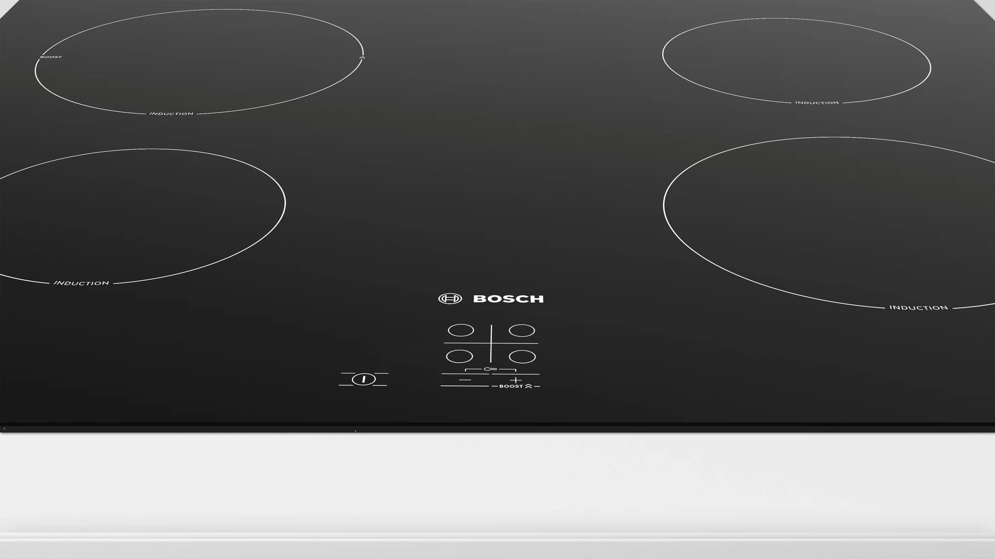 Bosch PUG61RAA5B 59.2cm 4 Zone Induction Hob - Black
