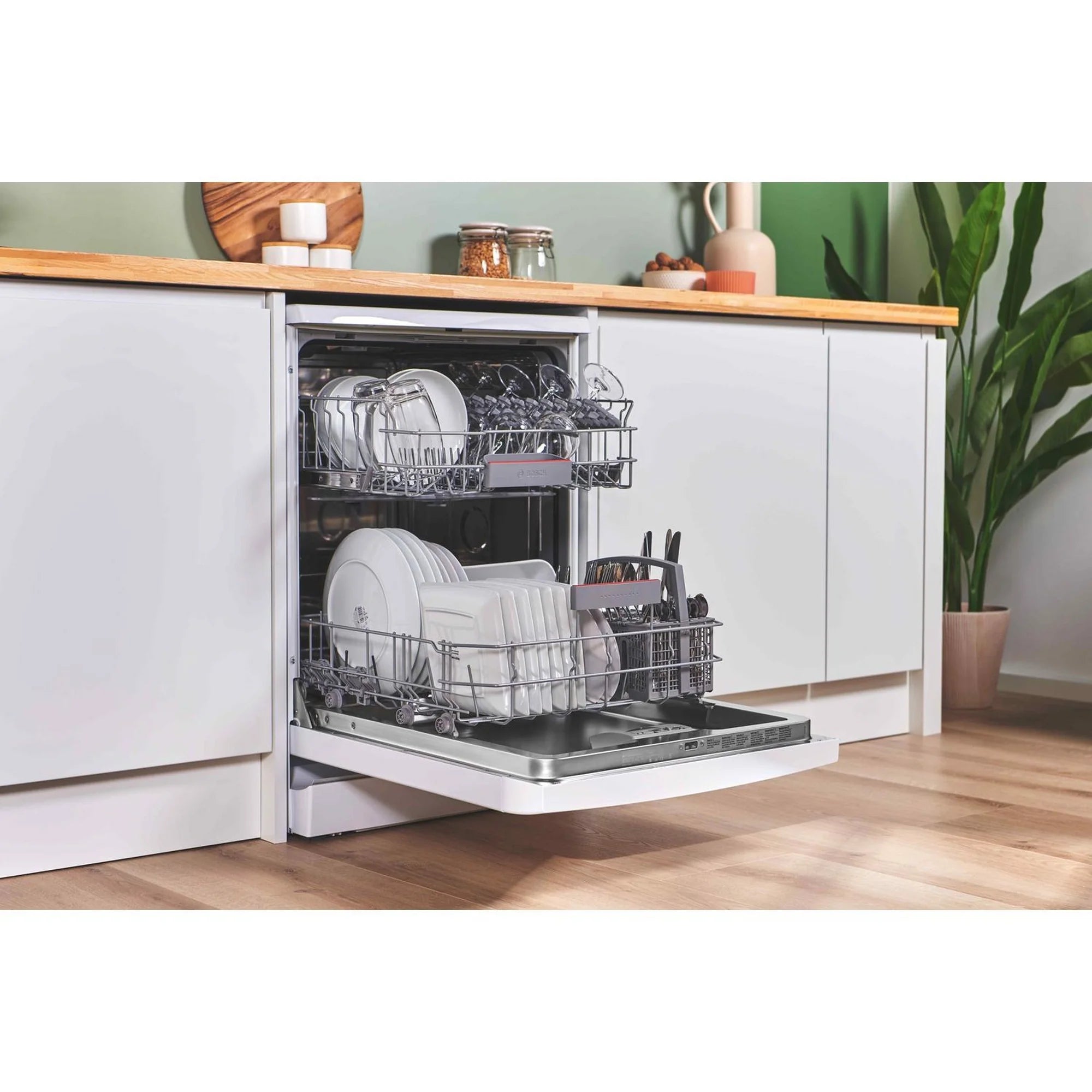 Bosch SMS4EKW06G Dishwasher - White - 13 Place Settings