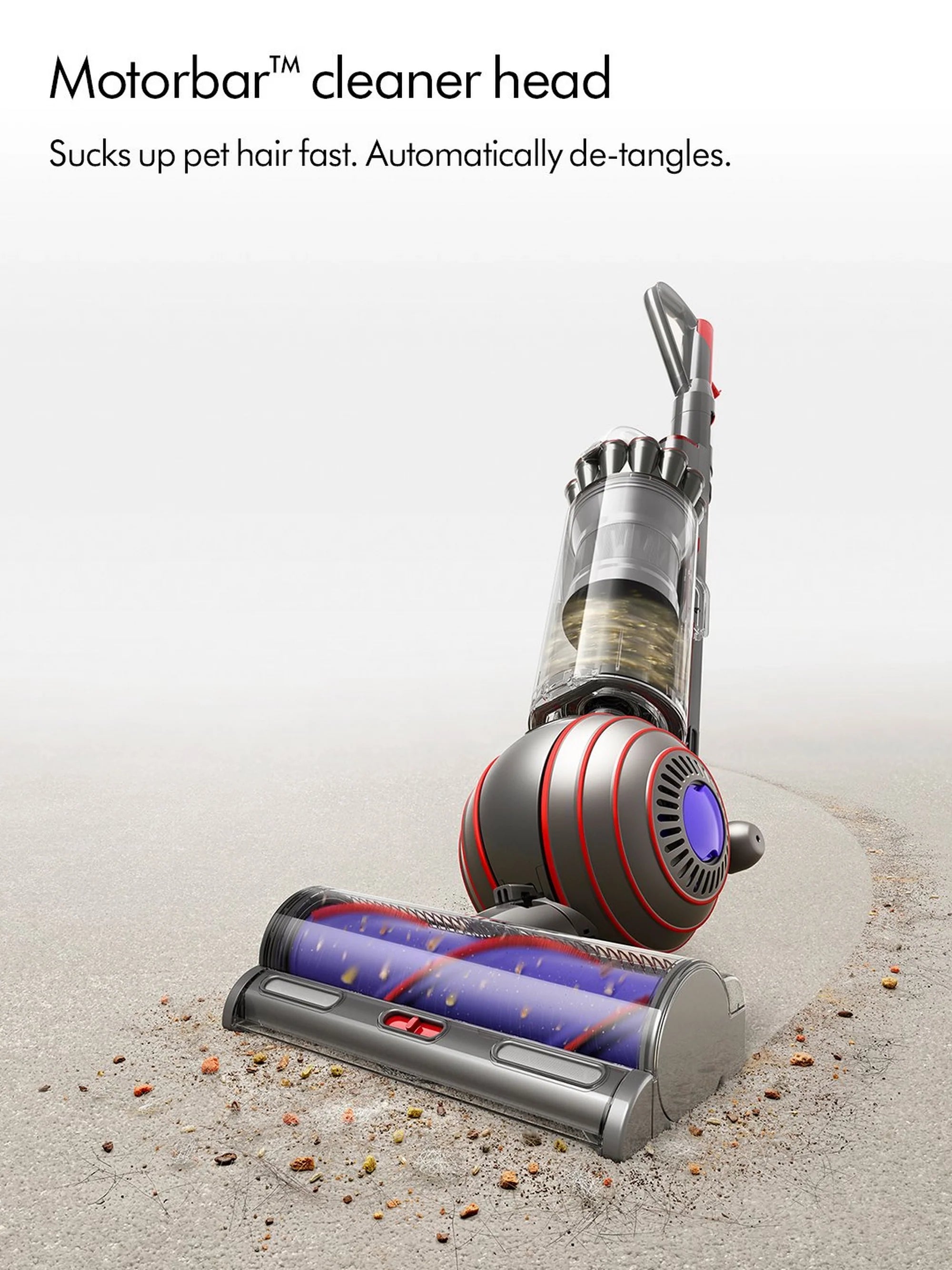 Dyson BALLANIMALORIG Upright Vacuum Cleaner - Nickel/Silver