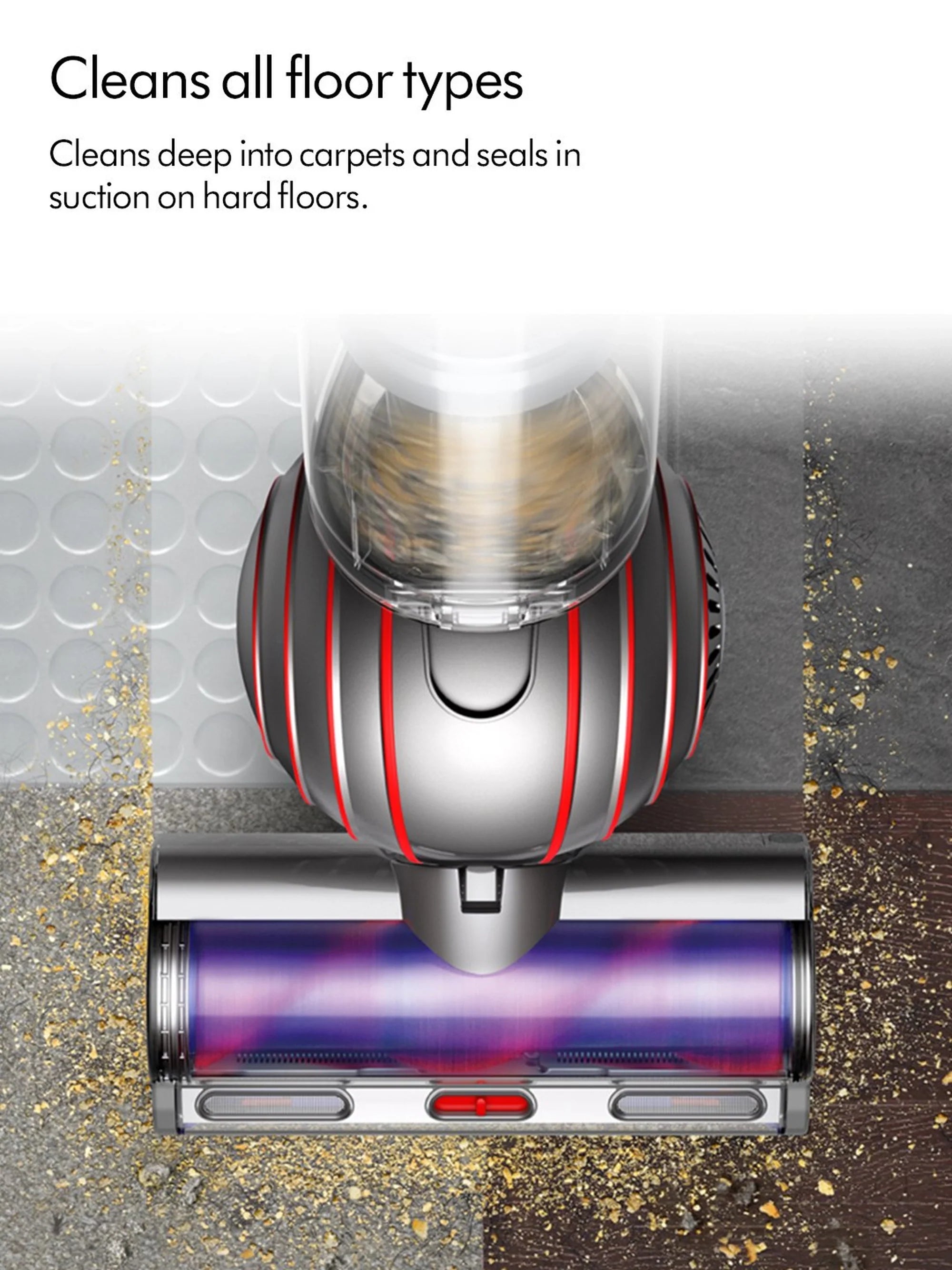 Dyson BALLANIMALORIG Upright Vacuum Cleaner - Nickel/Silver