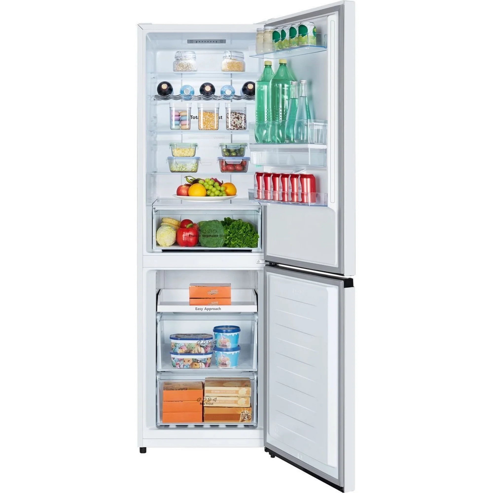 Hisense RB390N4WWE 59.5cm 70/30 Frost Free Fridge Freezer - White