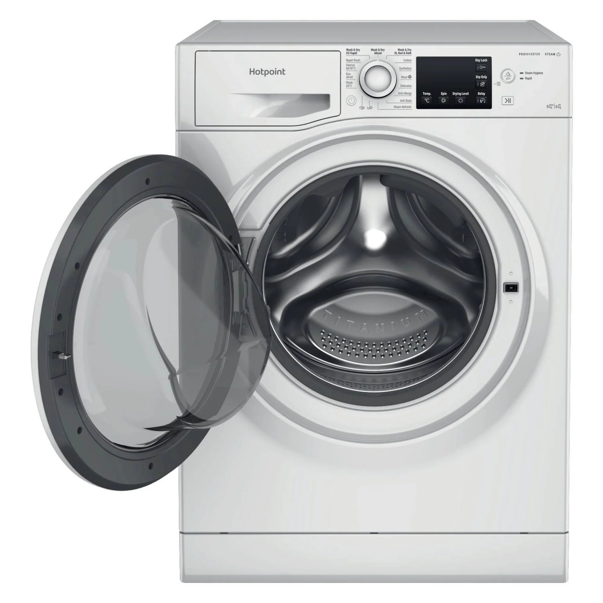 Hotpoint NDBE9635WUK 9kg/6kg 1400 Spin Washer Dryer - White