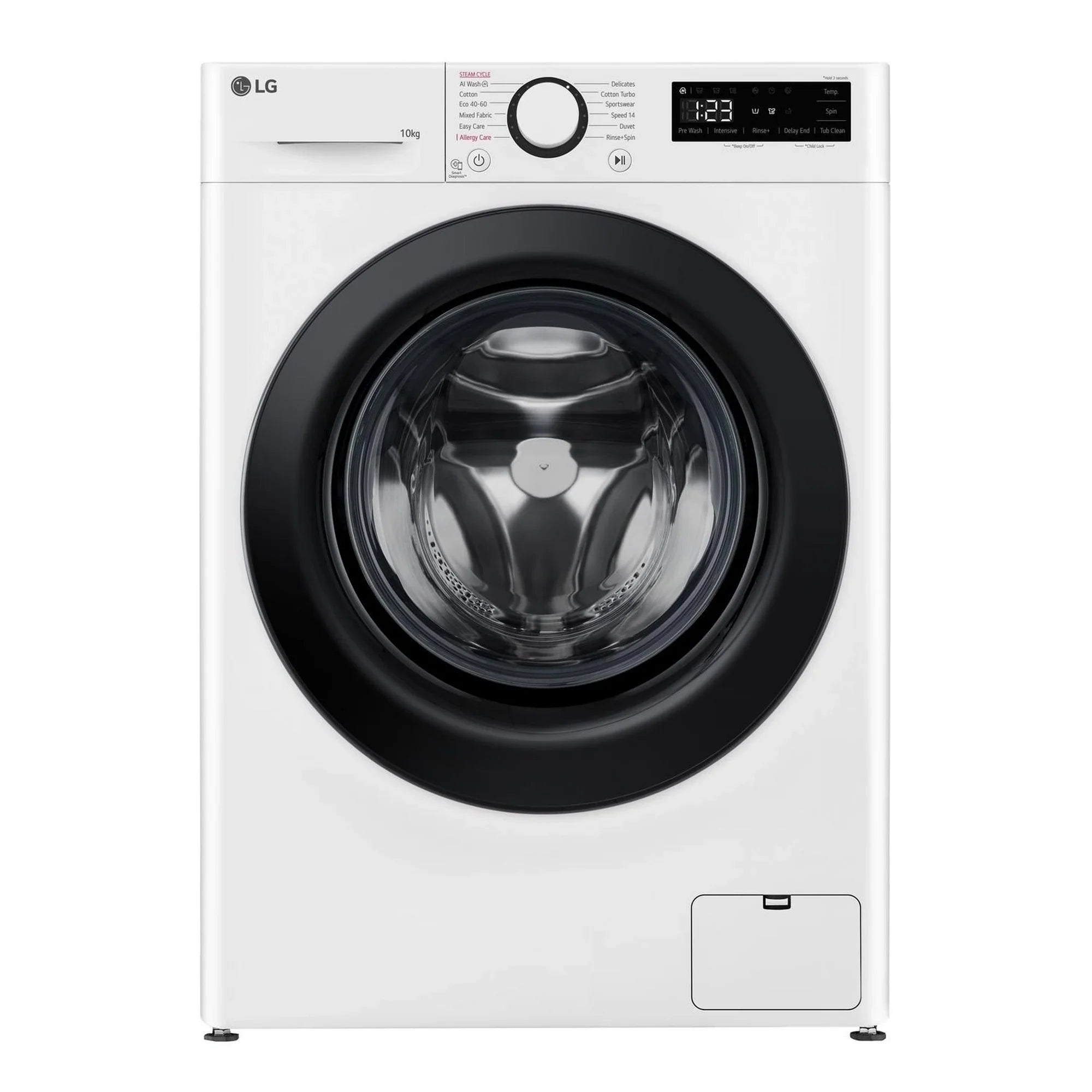 LG F4Y510WBLN 10kg 1400 Spin Washing Machine - White