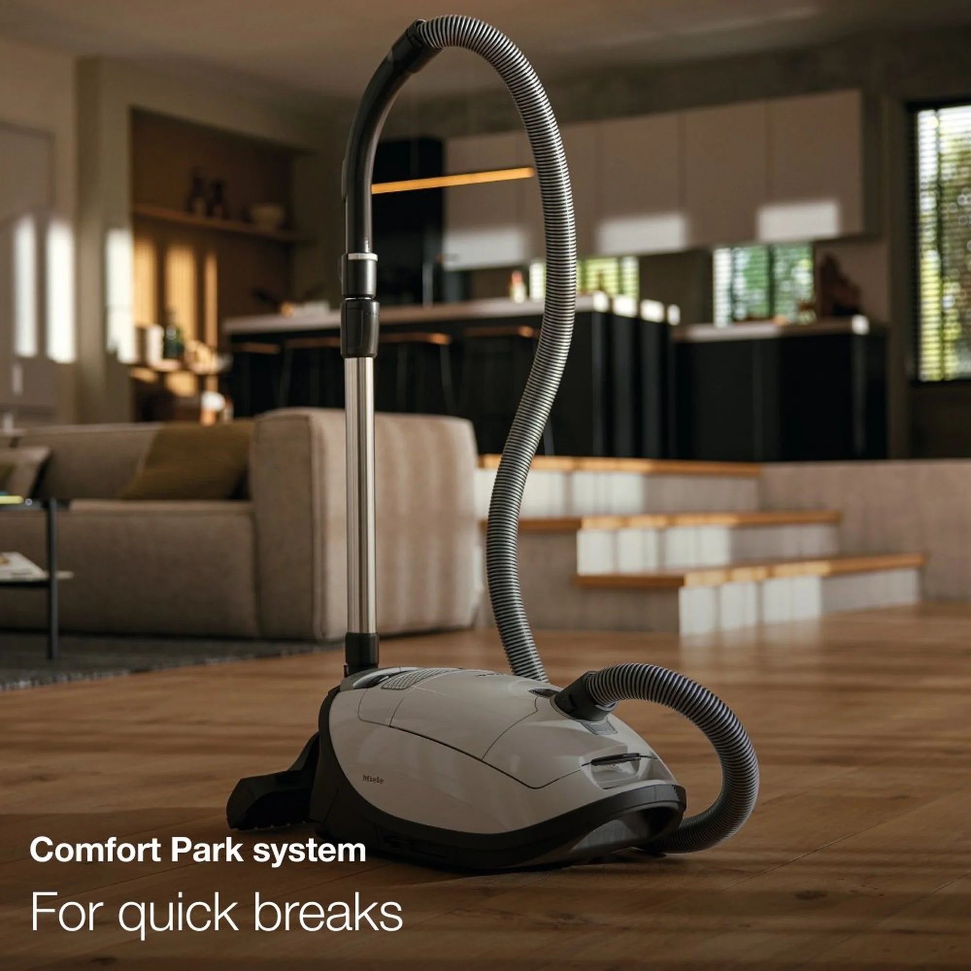 Miele C3COMFORT Bagged Cylinder Vacuum Cleaner - Marine Blue