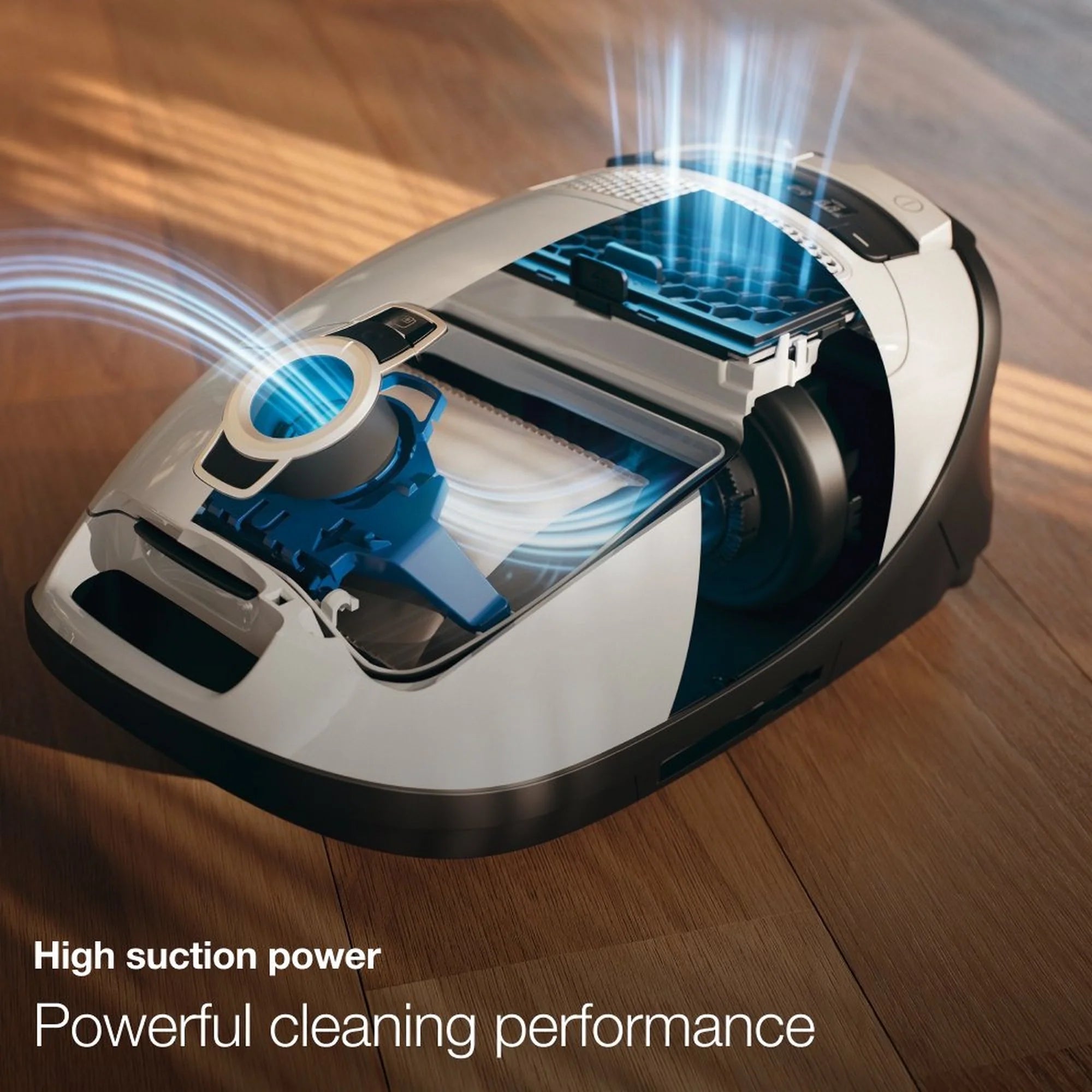 Miele C3COMFORT Bagged Cylinder Vacuum Cleaner - Marine Blue