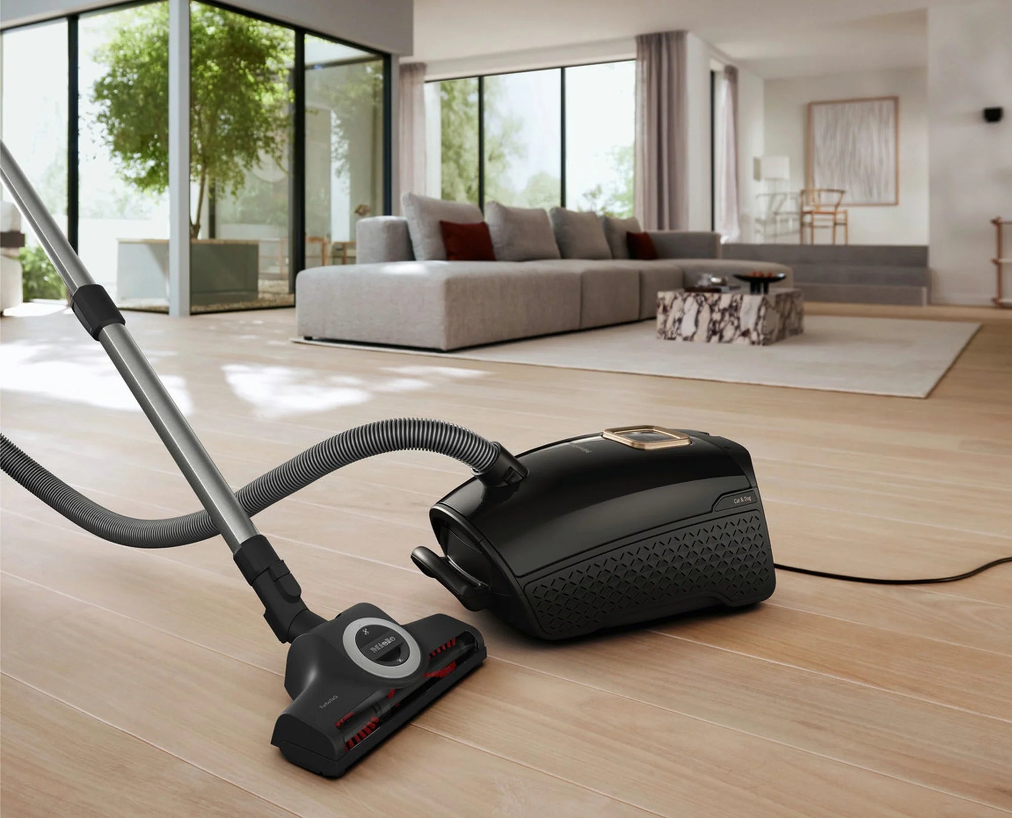 Miele GuardL1C&Dflex Cat & Dog Flex Cylinder Vacuum - Obsidian Black