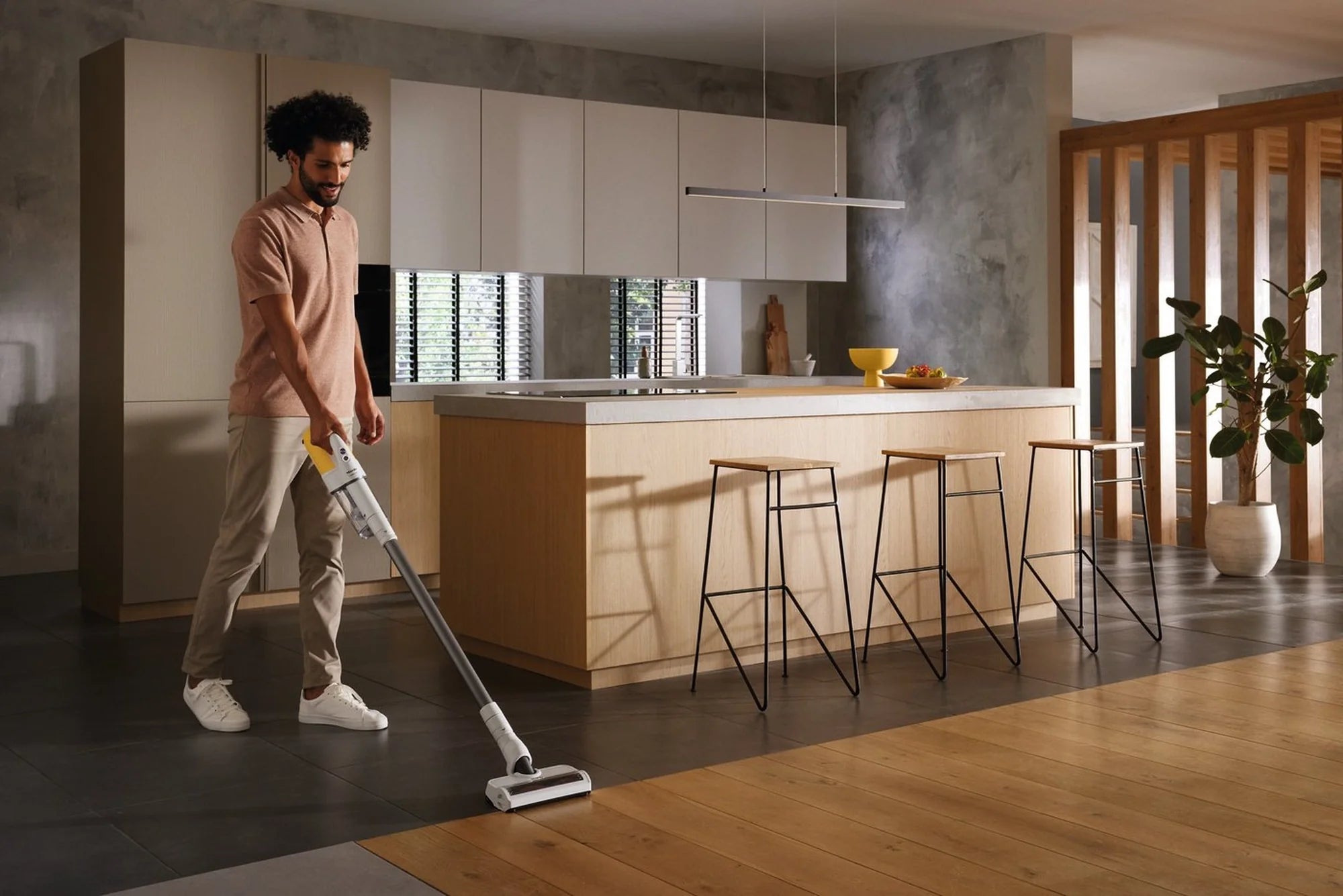 Miele HX1DUO Cordless Handstick Vacuum Cleaner - Sunset Yellow