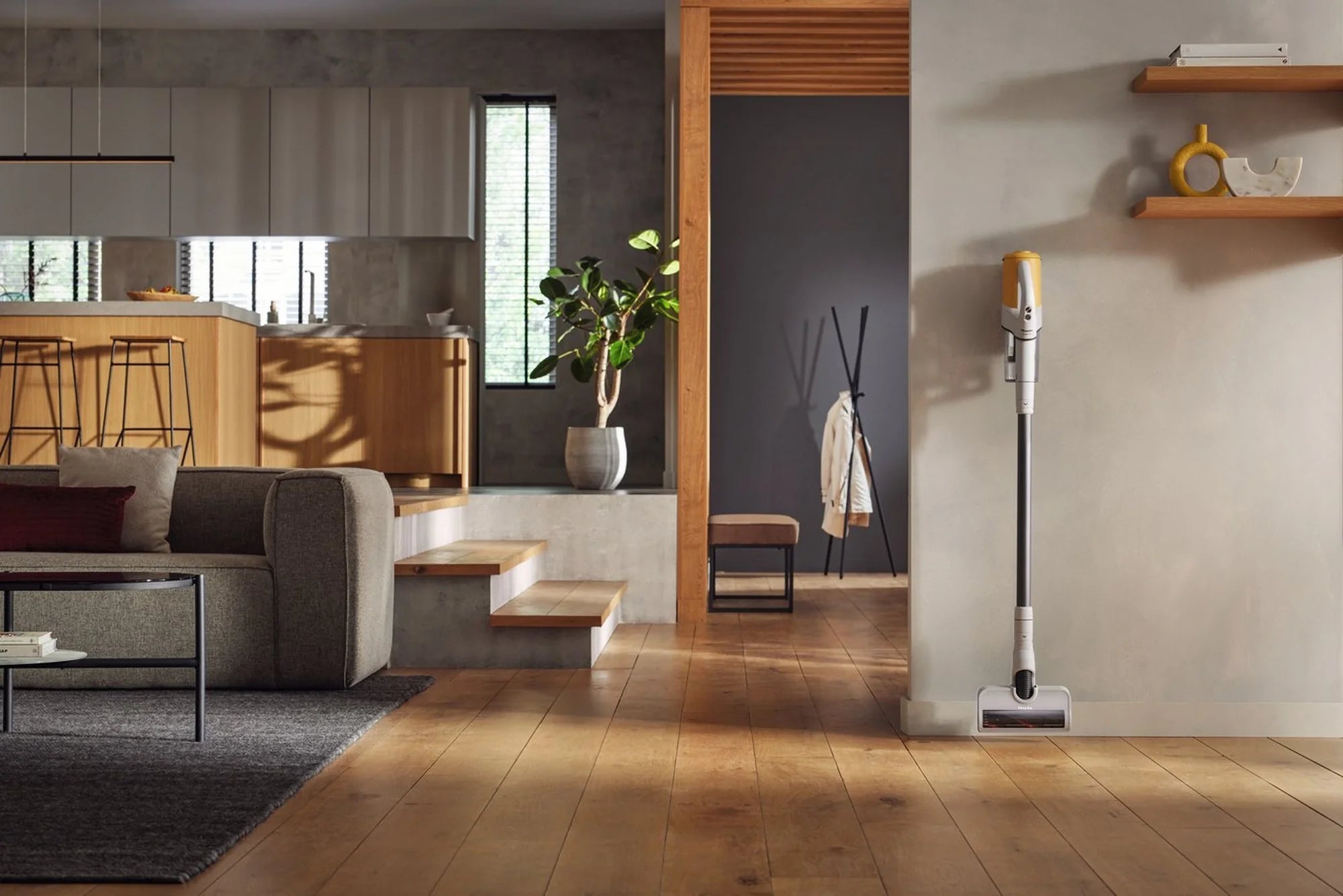 Miele HX1DUO Cordless Handstick Vacuum Cleaner - Sunset Yellow