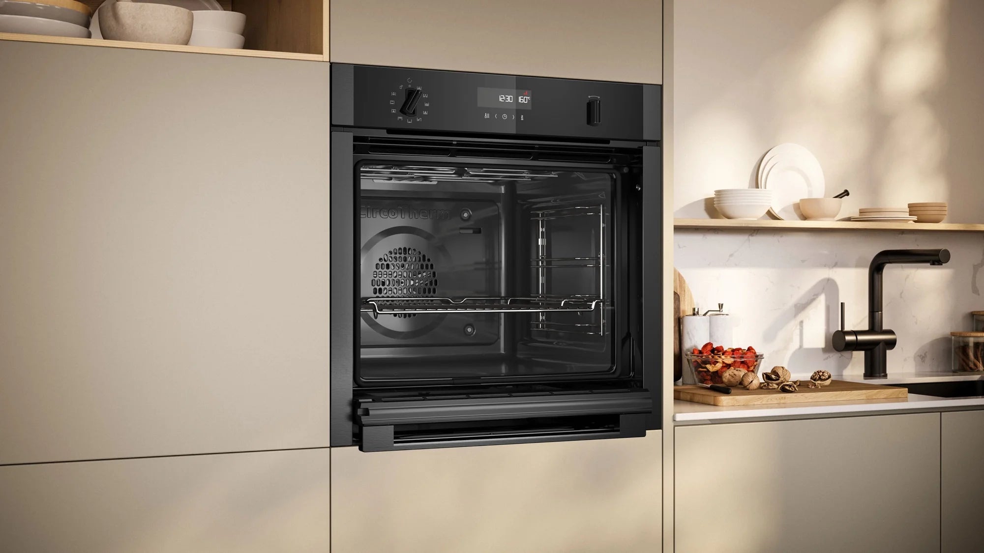 Neff B6ACH7AG7B 59.4cm Built In Electric Single Oven - Graphite Grey