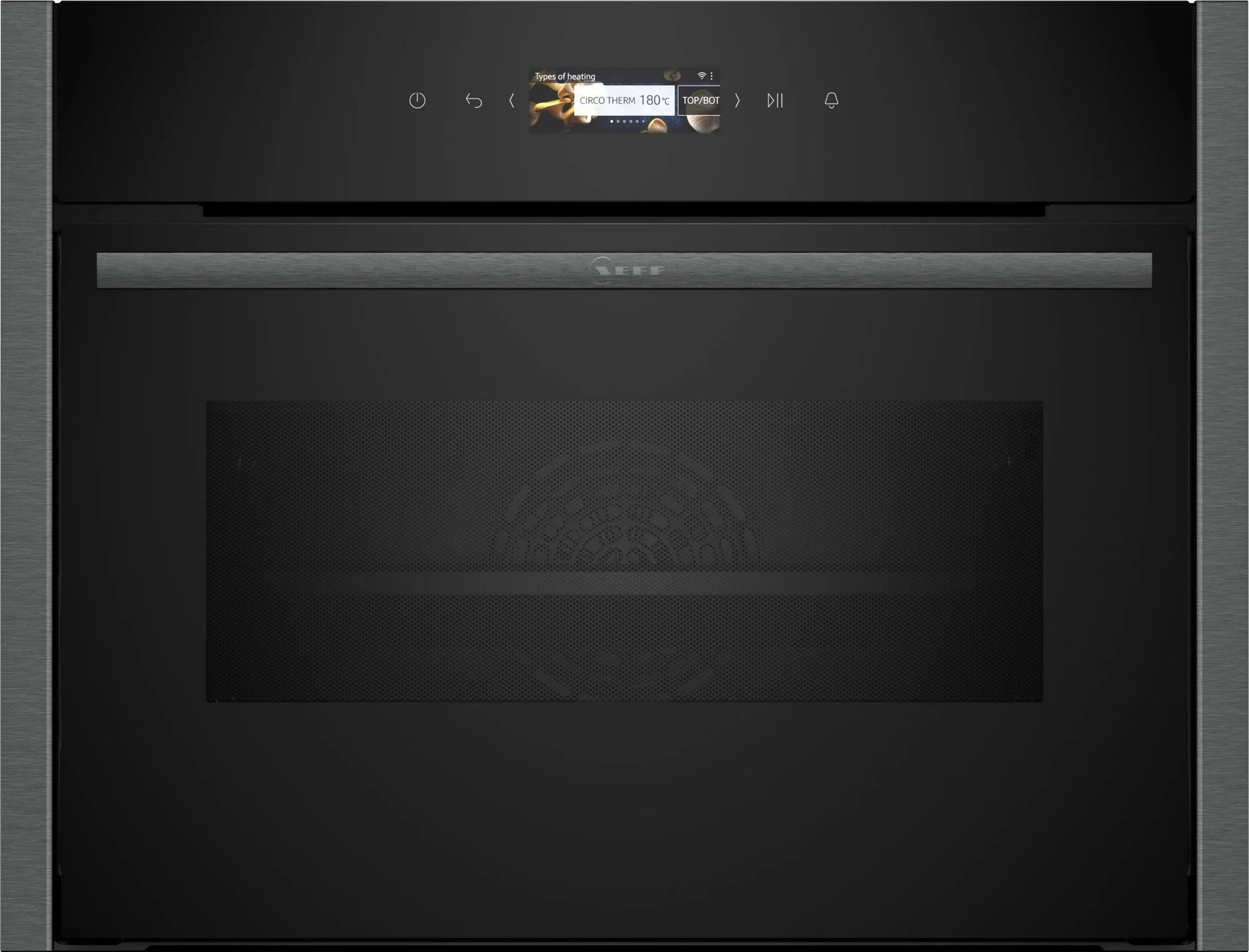 NEFF C24MR21G0B Built In Compact Oven with Microwave Function - Graphite Grey