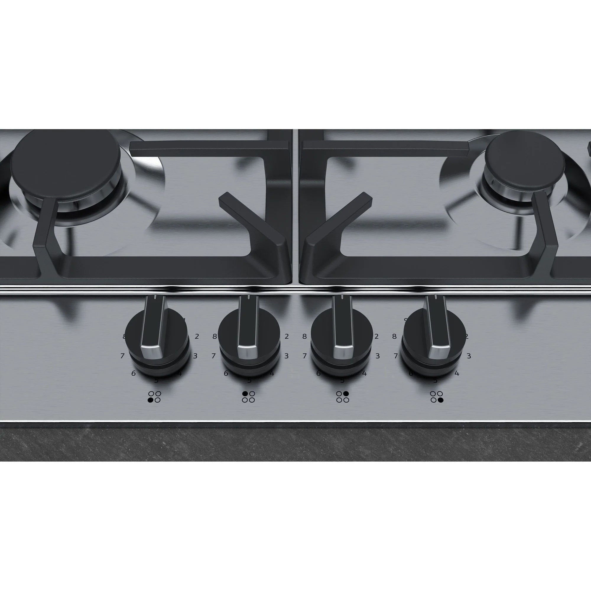 NEFF T26DS49N0 58cm 4 Burner Gas Hob - Stainless Steel
