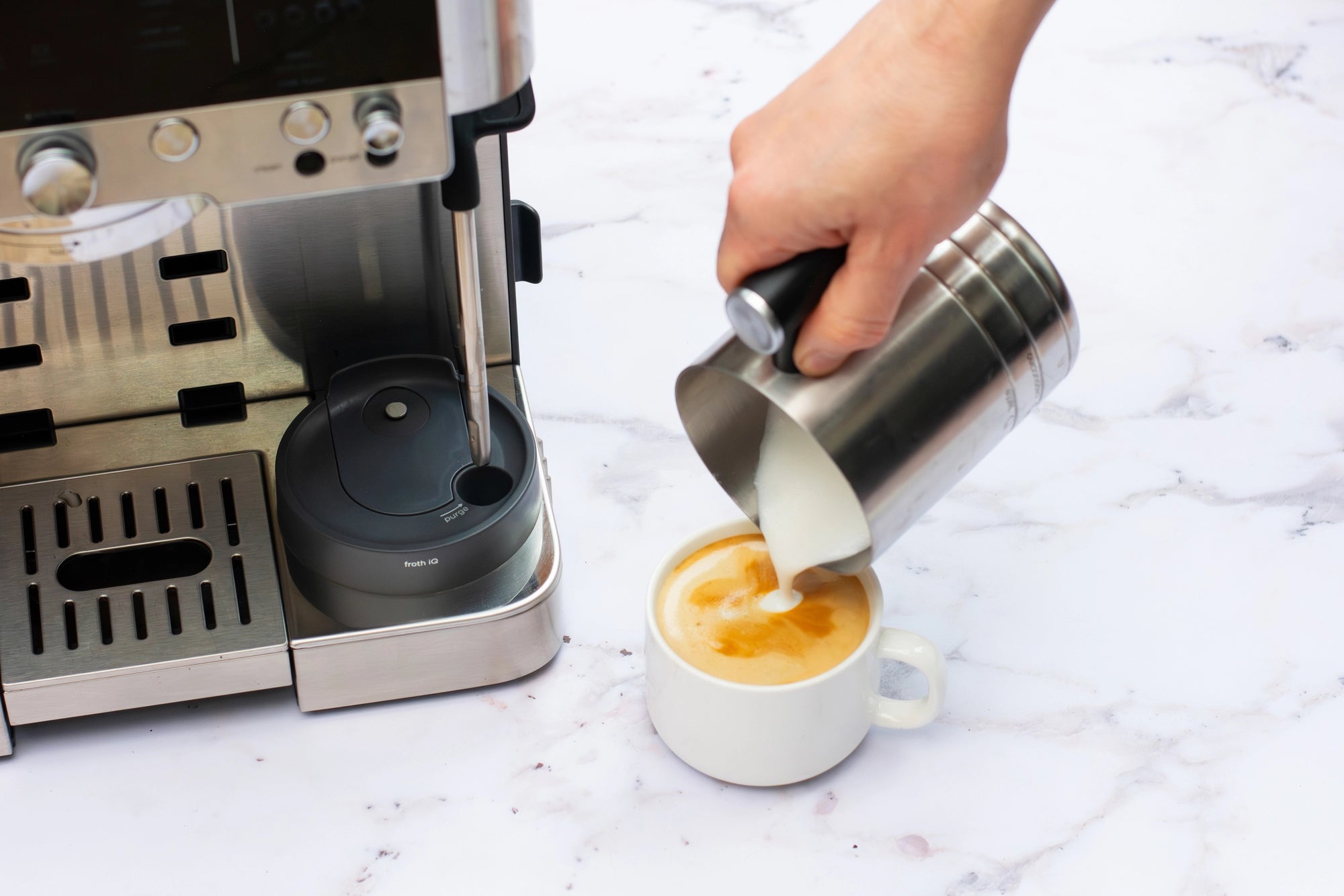 Ninja ES601UK Luxe Café Premier Series Espresso Machine - Black/Stainless Steel