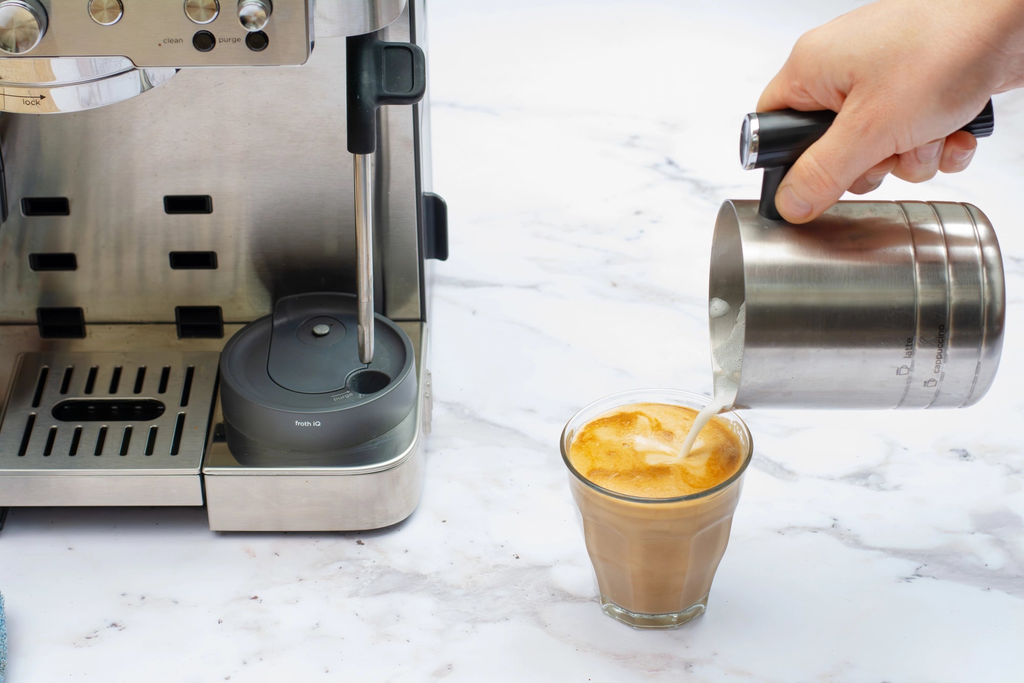 Ninja ES601UK Luxe Café Premier Series Espresso Machine - Black/Stainless Steel