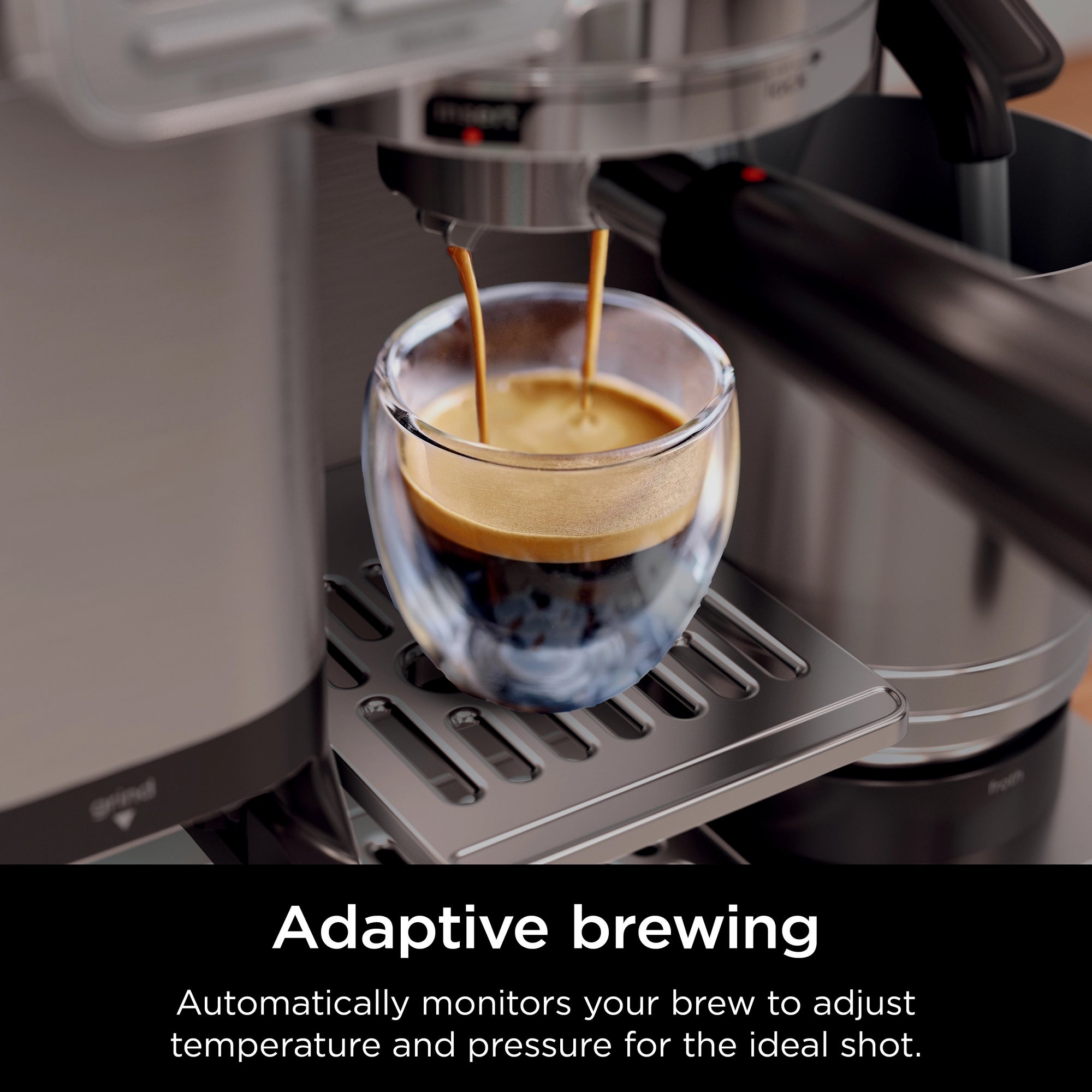 Ninja ES701UK Luxe Café Pro Series Espresso Machine - Black/Stainless Steel