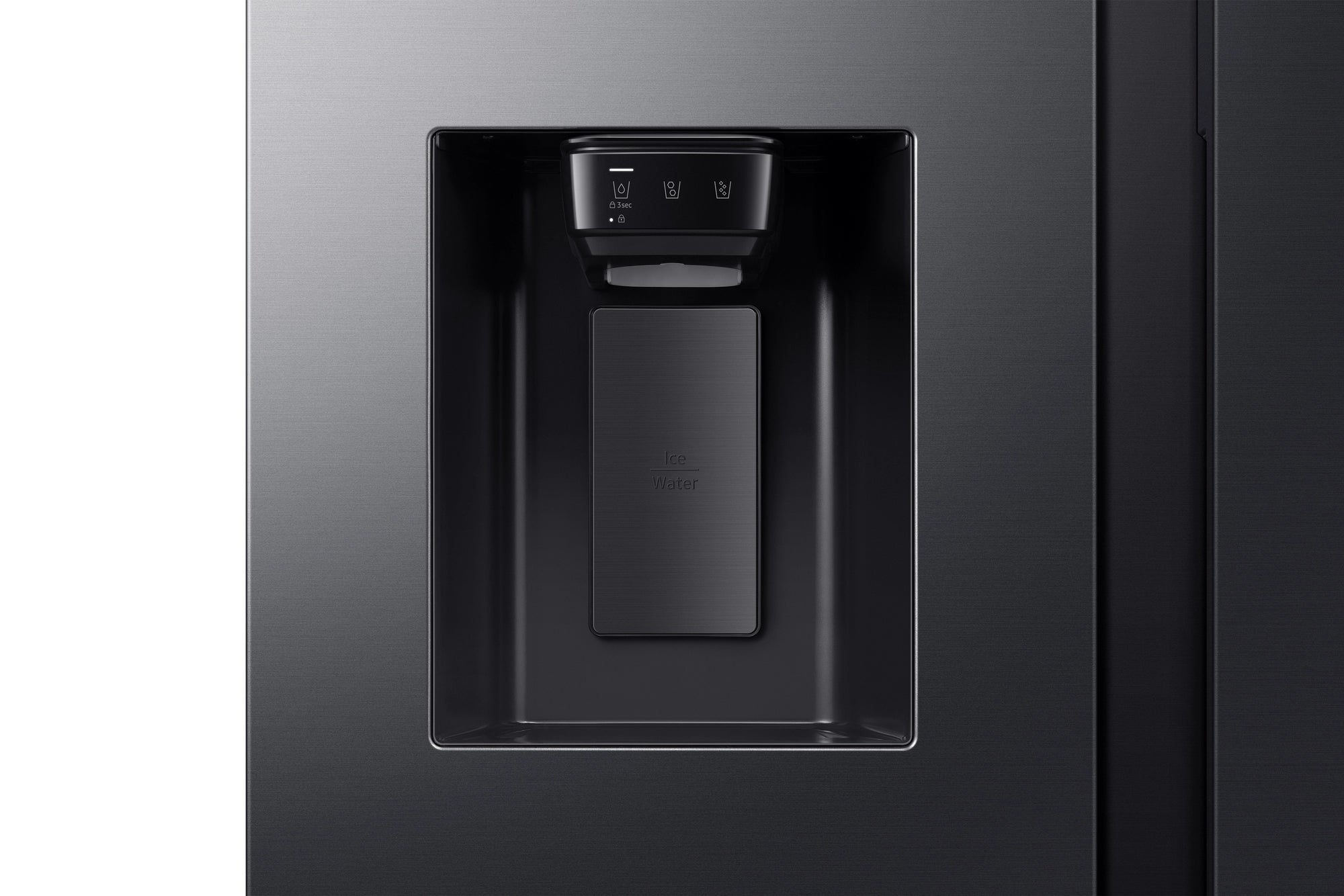 Samsung RS70F66KCFEU 91cm Side by Side American Fridge Freezer - Black