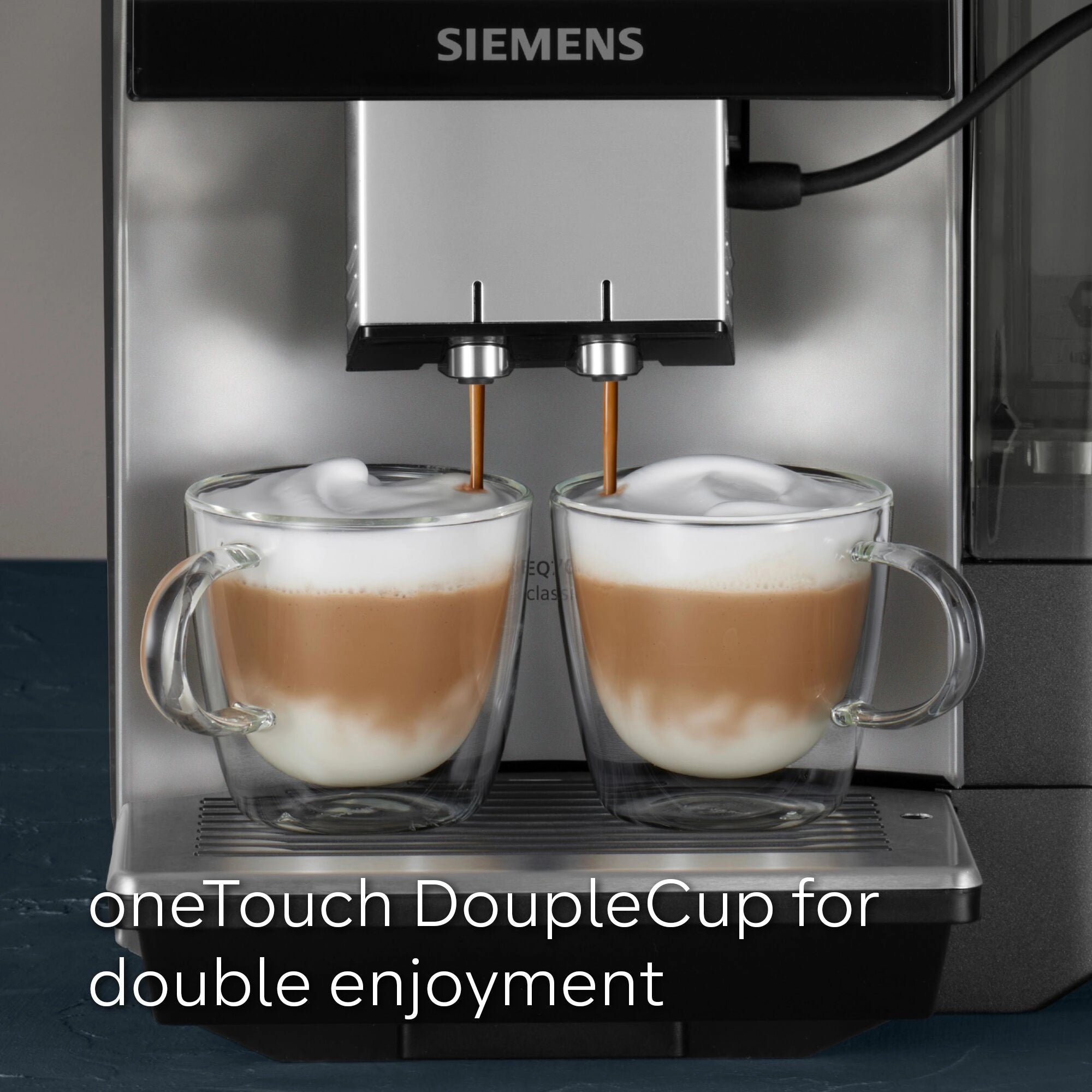 Siemens TP515GB1 Bean to cup coffee machine - Black/Silver