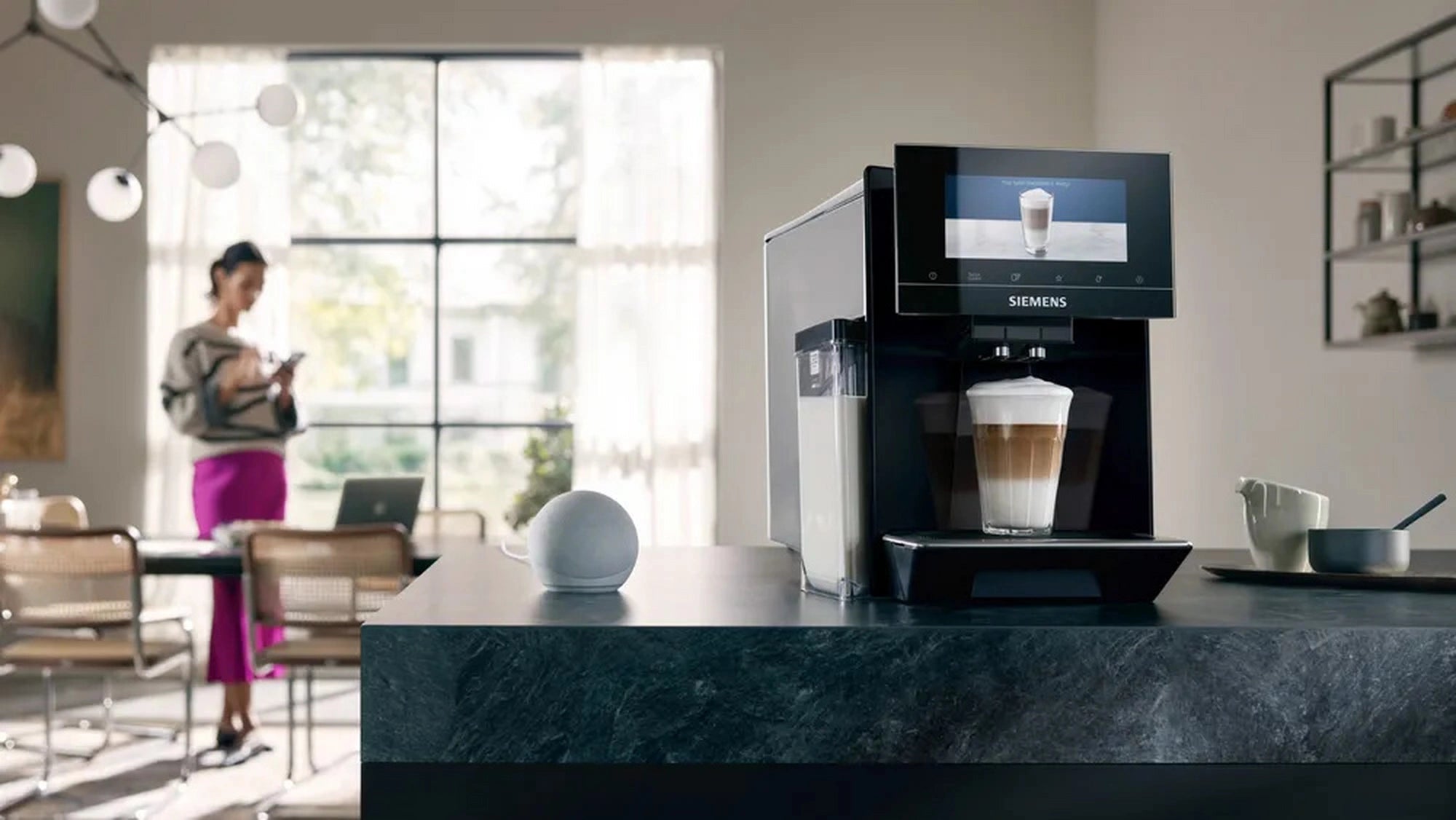 Siemens TQ903GB9 Bean To Cup Coffee Machine - Black