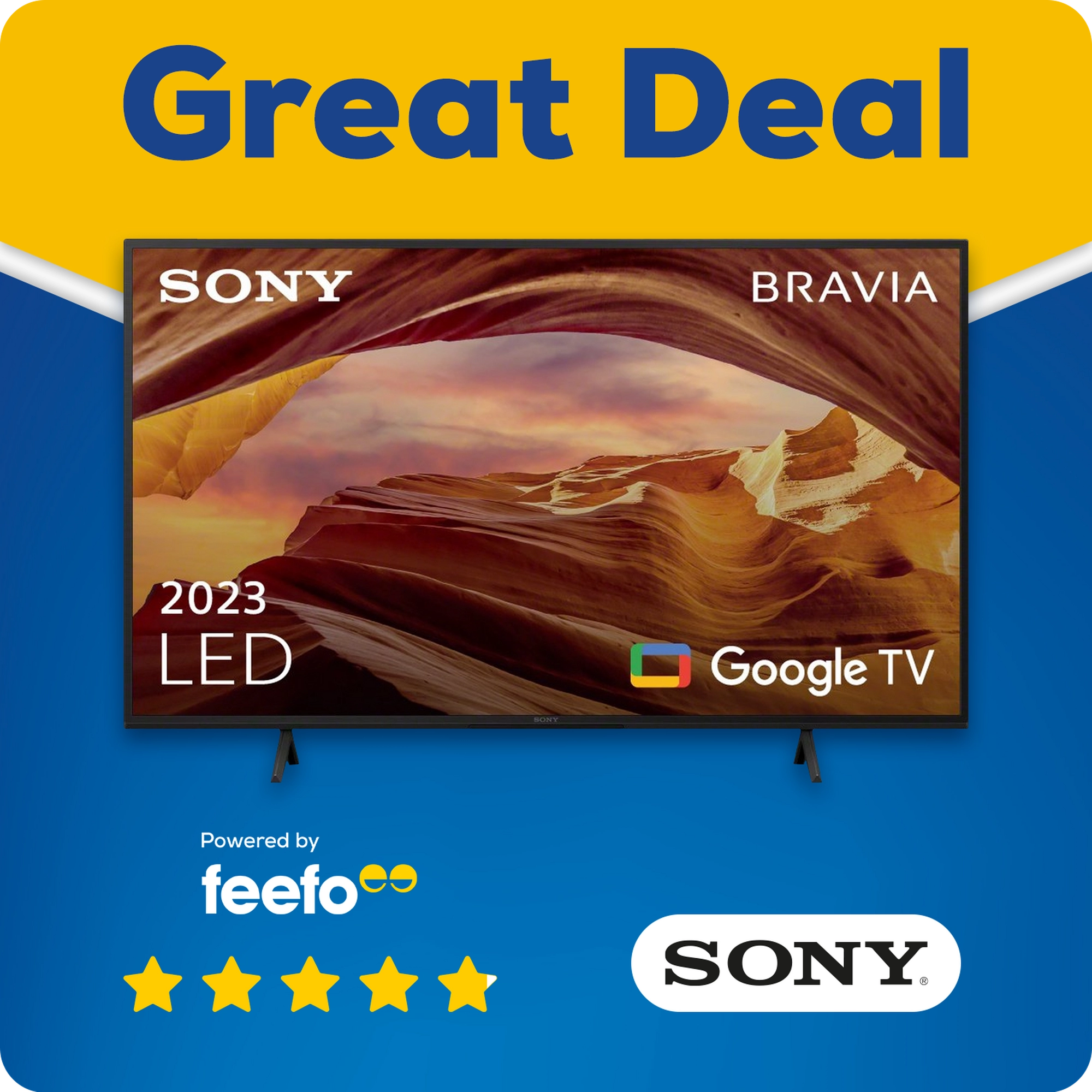 Sony KD43X75WLPU 43"4K HDR Google Smart TV