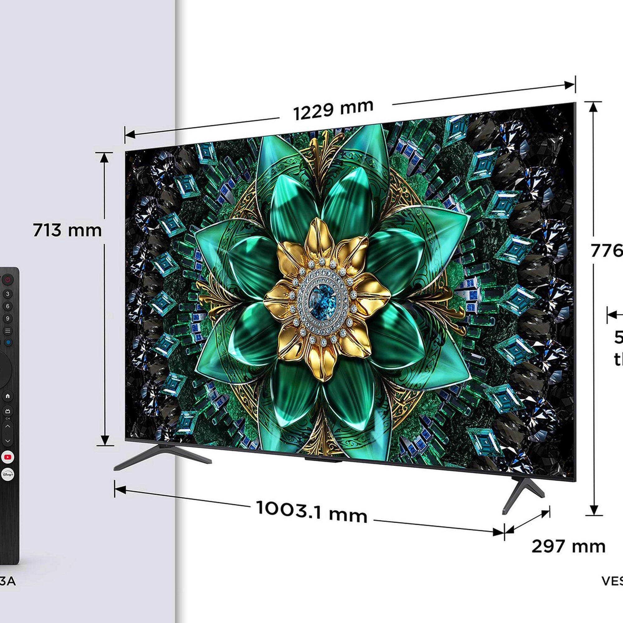 TCL 55Q6C-UK 55" 4K QD-Mini LED UHD Smart Google TV