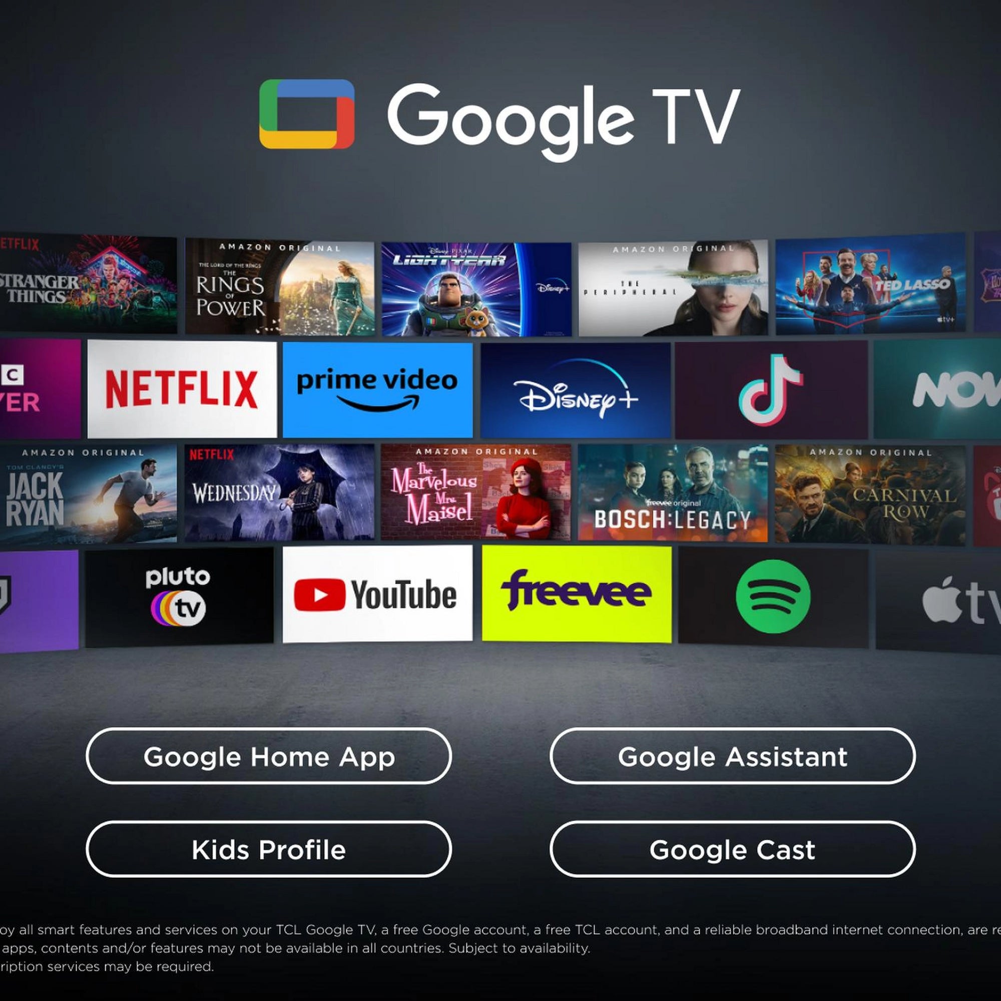 TCL 98Q6C-UK 98" 4K QD-Mini LED UHD Smart Google TV